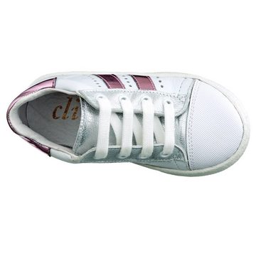 Clic Clic Lauflernschuhe Schuhe Kinder Leder Weiß 9773 Schnürschuh
