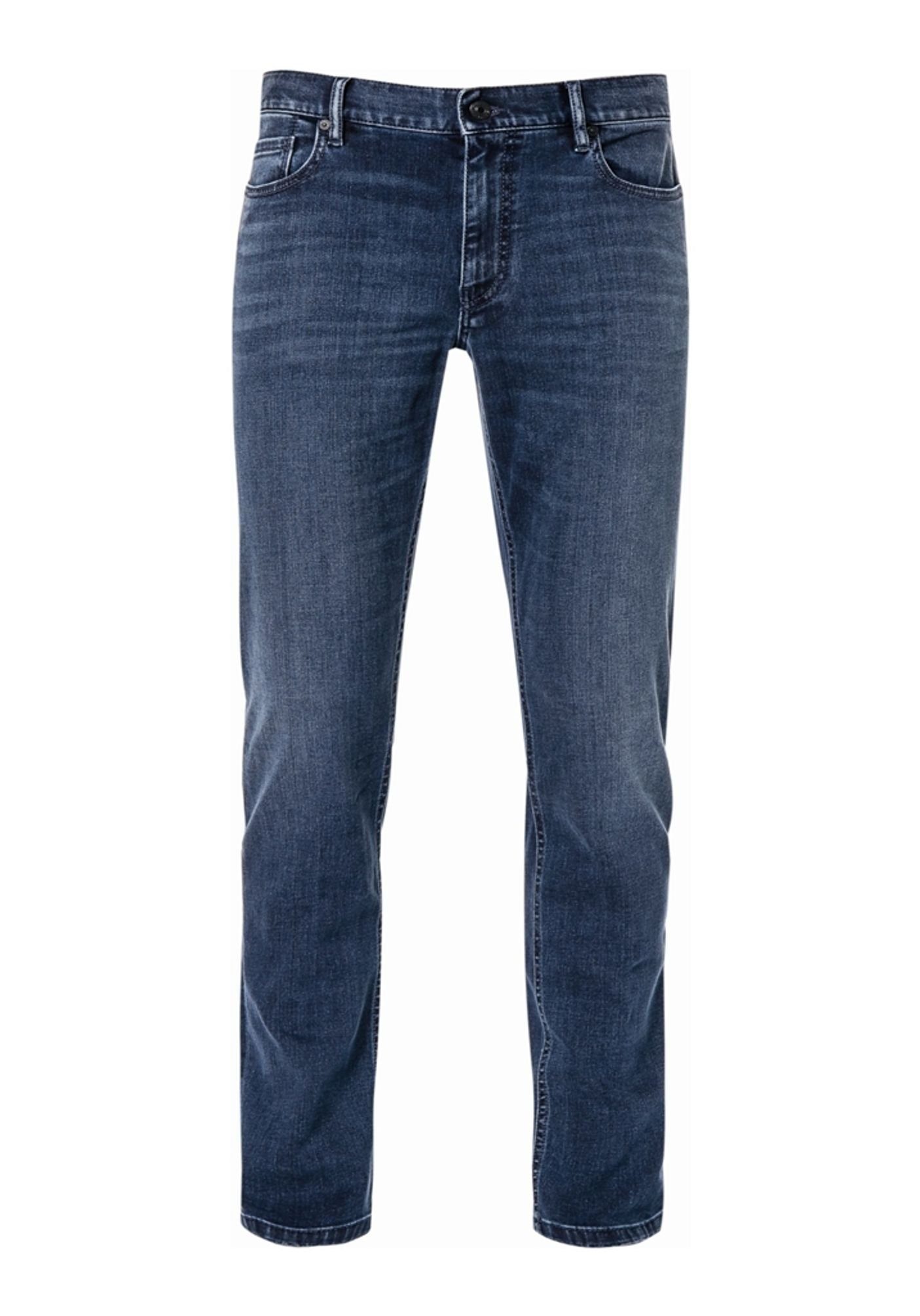 Alberto 5-Pocket-Jeans 1572 4237 kompakt Navy (898)