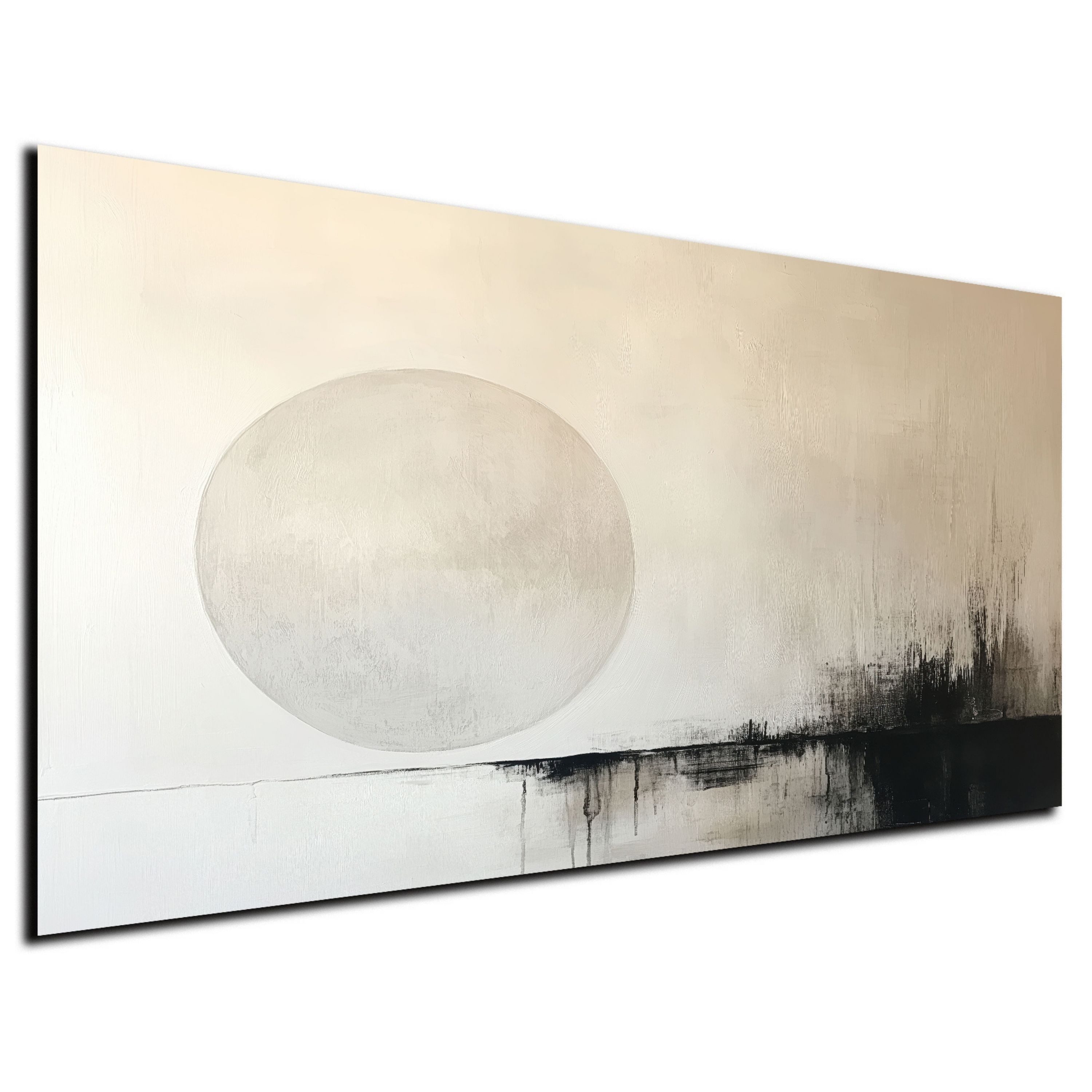DARO Design Leinwandbild Modern Abstrakt Wandbilder XXL Wandbild Wand Deko Leinwand Bilder, (Sonne Abstrakt - Bild Groß Wohnzimmer Schlafzimmer Küche Esszimmer Einteilig Querformat Fotodruck Leinwände Wanddeko Abstrakte Kunst Boho), 30x20cm