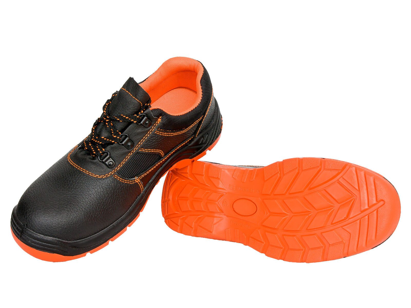 Urgent Arbeit Halbschuhe S1 Sicherheitsschuhe Bauschuhe Orange Stahlkappe Arbeitsschuh – Bild 4 von 5
