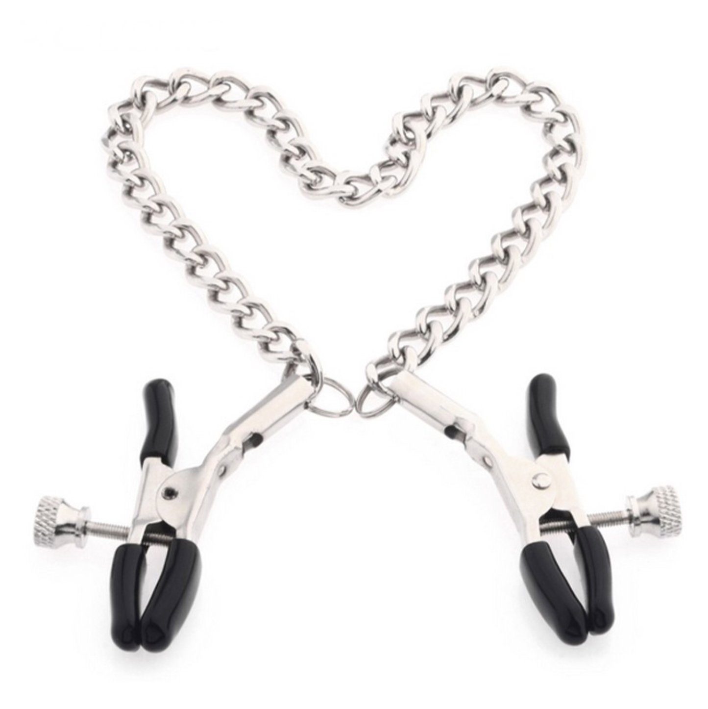 Sandritas Nippelklemmen Nippeklemmen mit Kette Nippelklammern Bondage BDSM