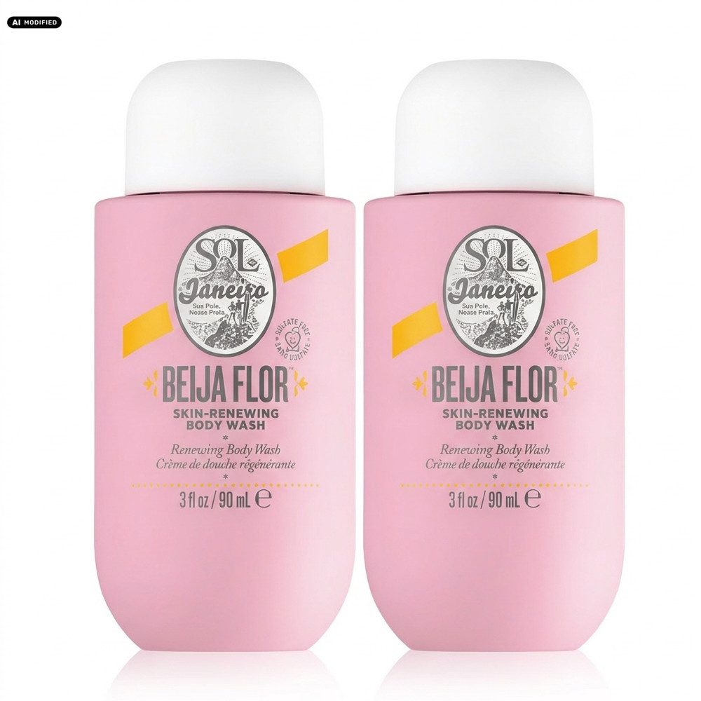 Sol de Janeiro Körperpflegemittel Sol de Janeiro Beija Flor Renewing Body Wash 2er Set, 1-tlg., Praktisches 2er Set für den Vorrat