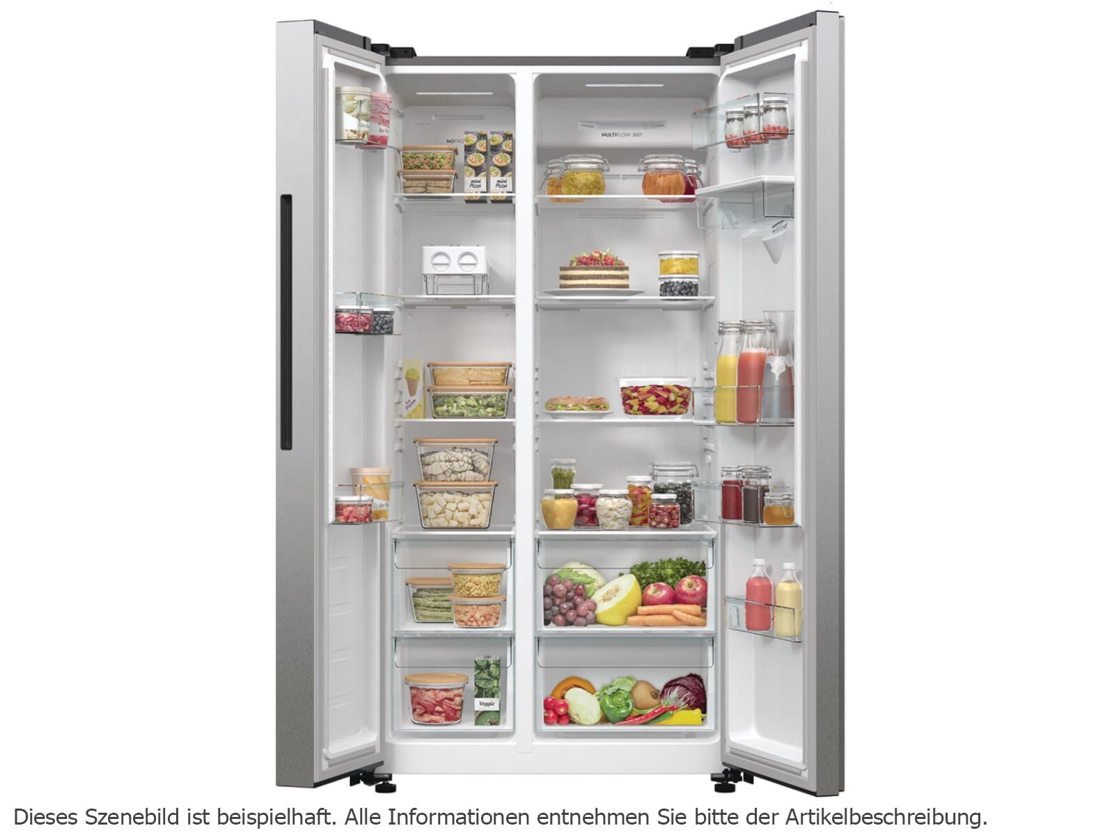 GORENJE Side-by-Side 742165, 186.5 cm hoch, 91.5 cm breit