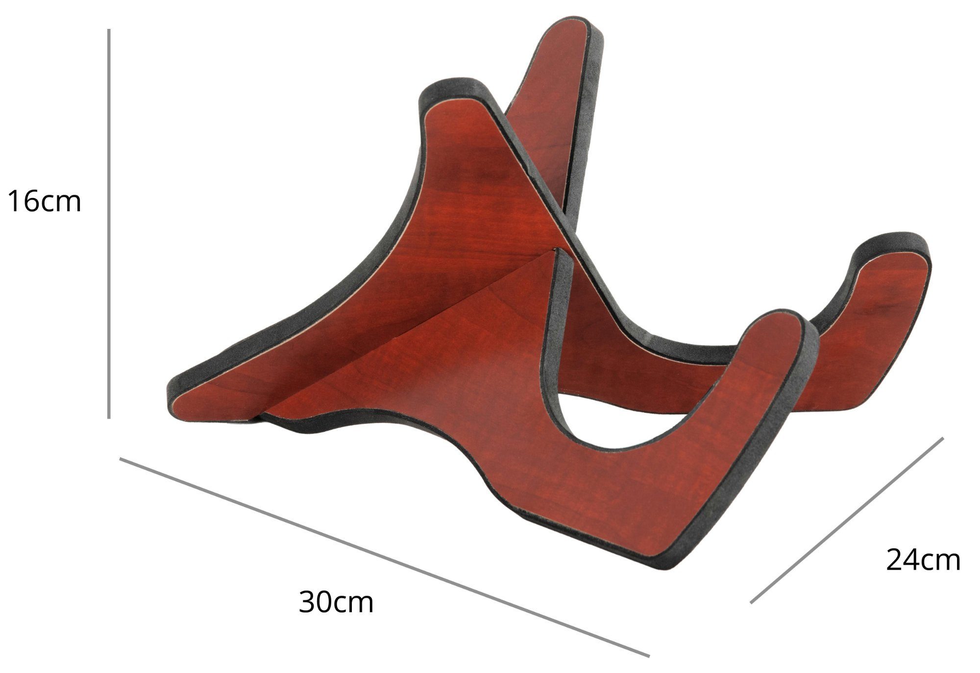 Classic Cantabile Musikinstrumentenständer Ständer aus Holz - Geeignet für Ukulele, Violine & Handtrommel, (HUS-20, 1-tlg., Kinderleichter Aufbau), auch als Tablet- & Buchständer verwendbar