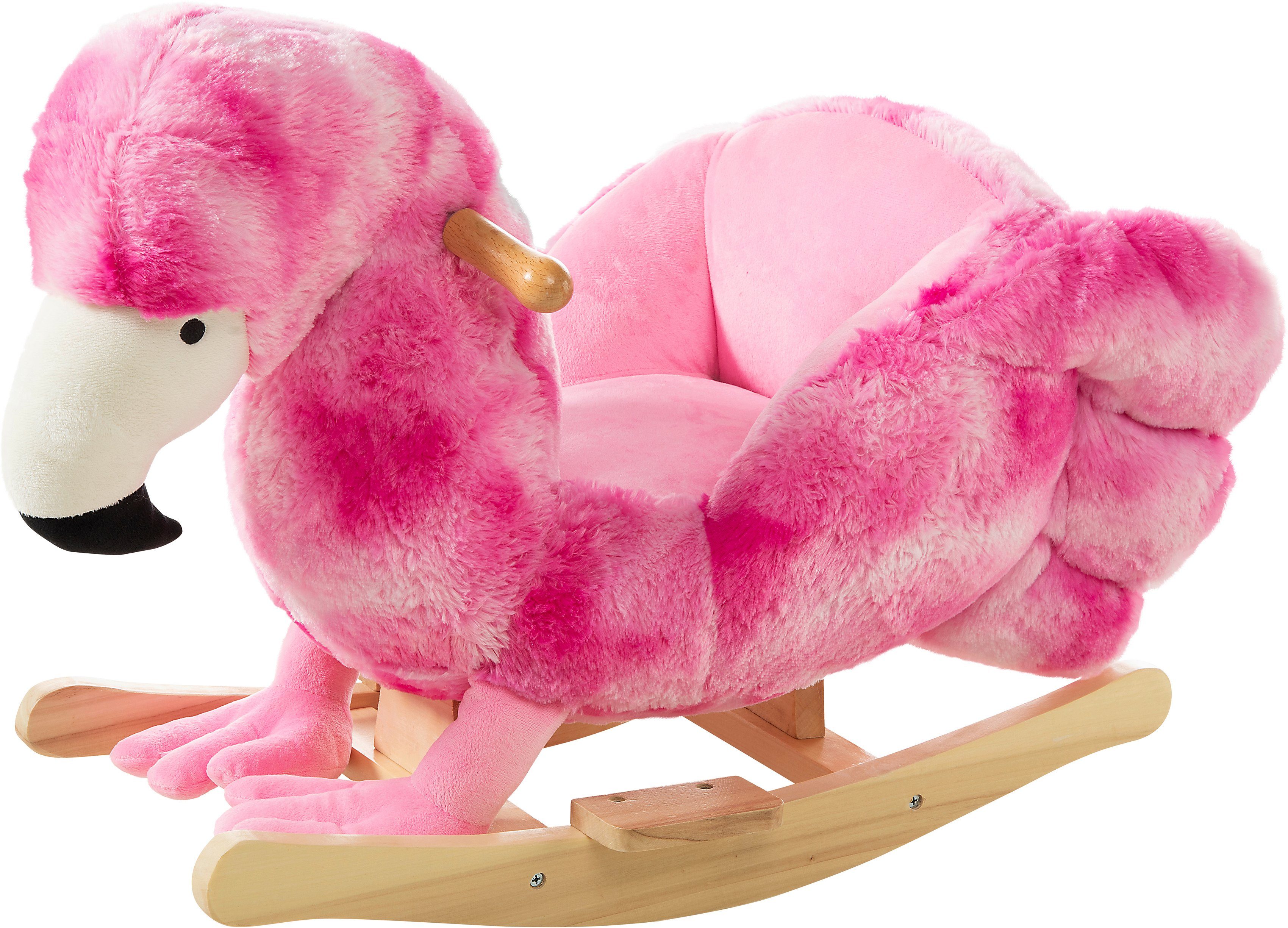 Image of Heunec® Schaukeltier »Flamingo«, FSC®-Holz aus gewissenhaft bewirtschafteten Wäldern