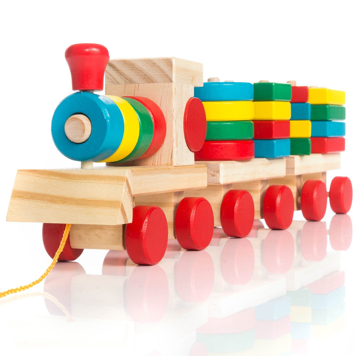 all Kids United Spielzeug-Eisenbahn Sortierwürfel Holzzug, günstig online kaufen