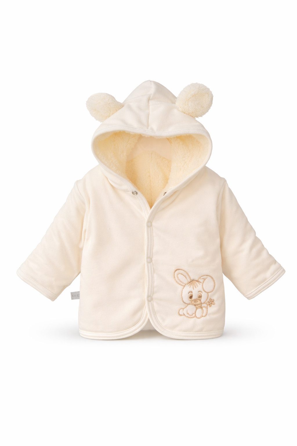 Kapuzenfleecejacke Baby Jacke aus Baumwolle und Fleece Kapuzenjacke unisex
