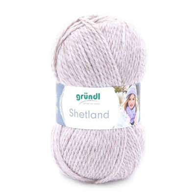 Gründl Gründl Wolle Shetland 100 g mocca melange Häkelwolle