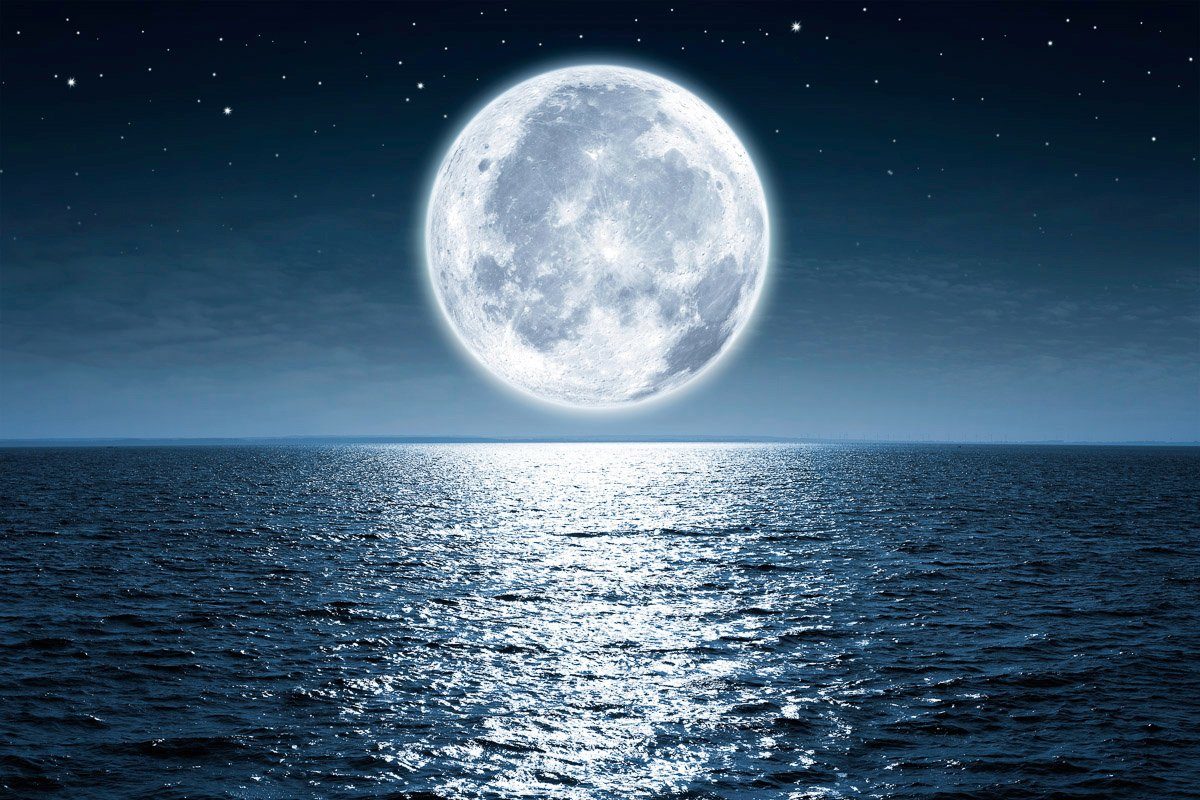 Papermoon Fototapete Vollmond