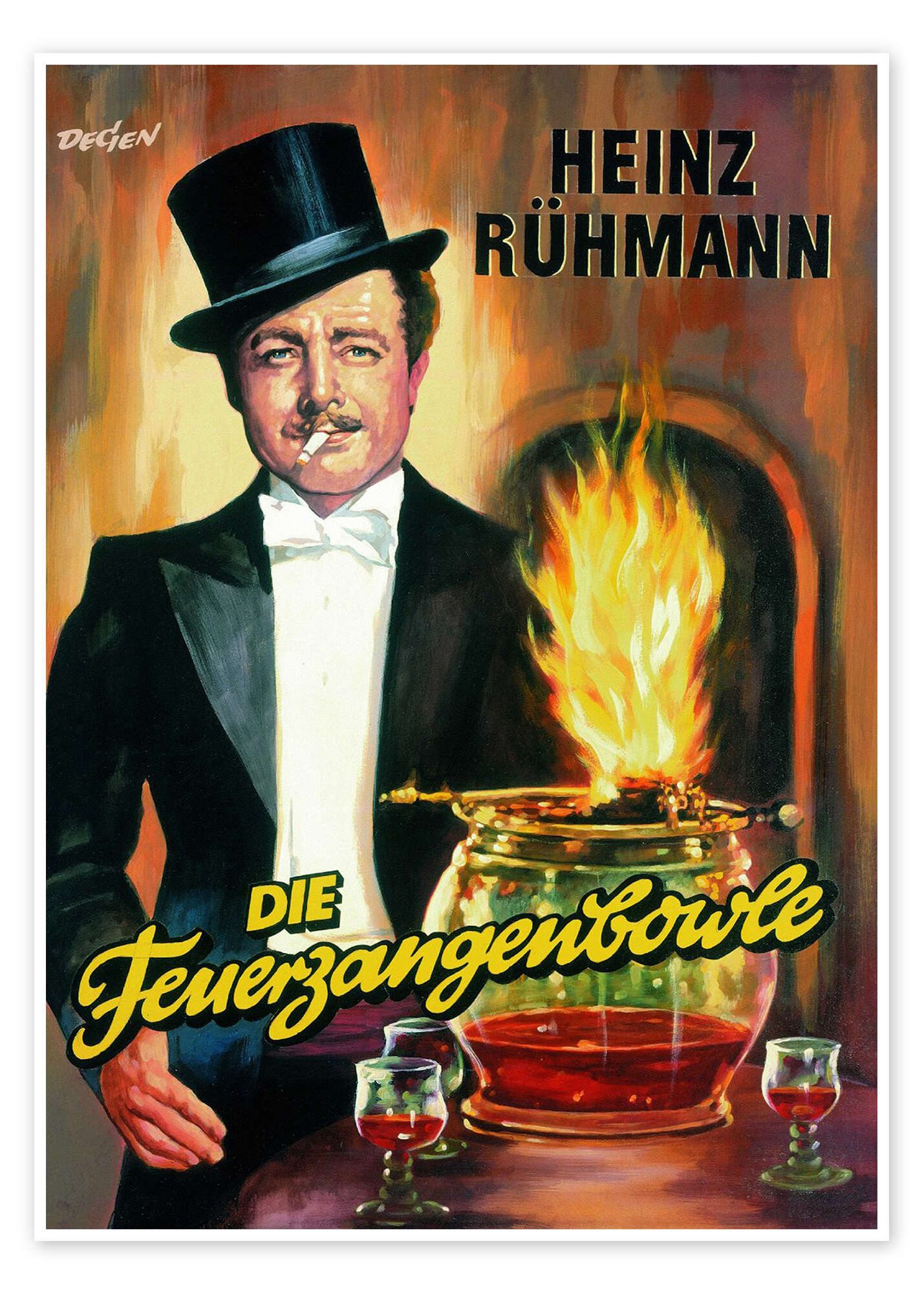 Posterlounge Wandbild Die Feuerzangenbowle, Vintage Entertainment günstig online kaufen