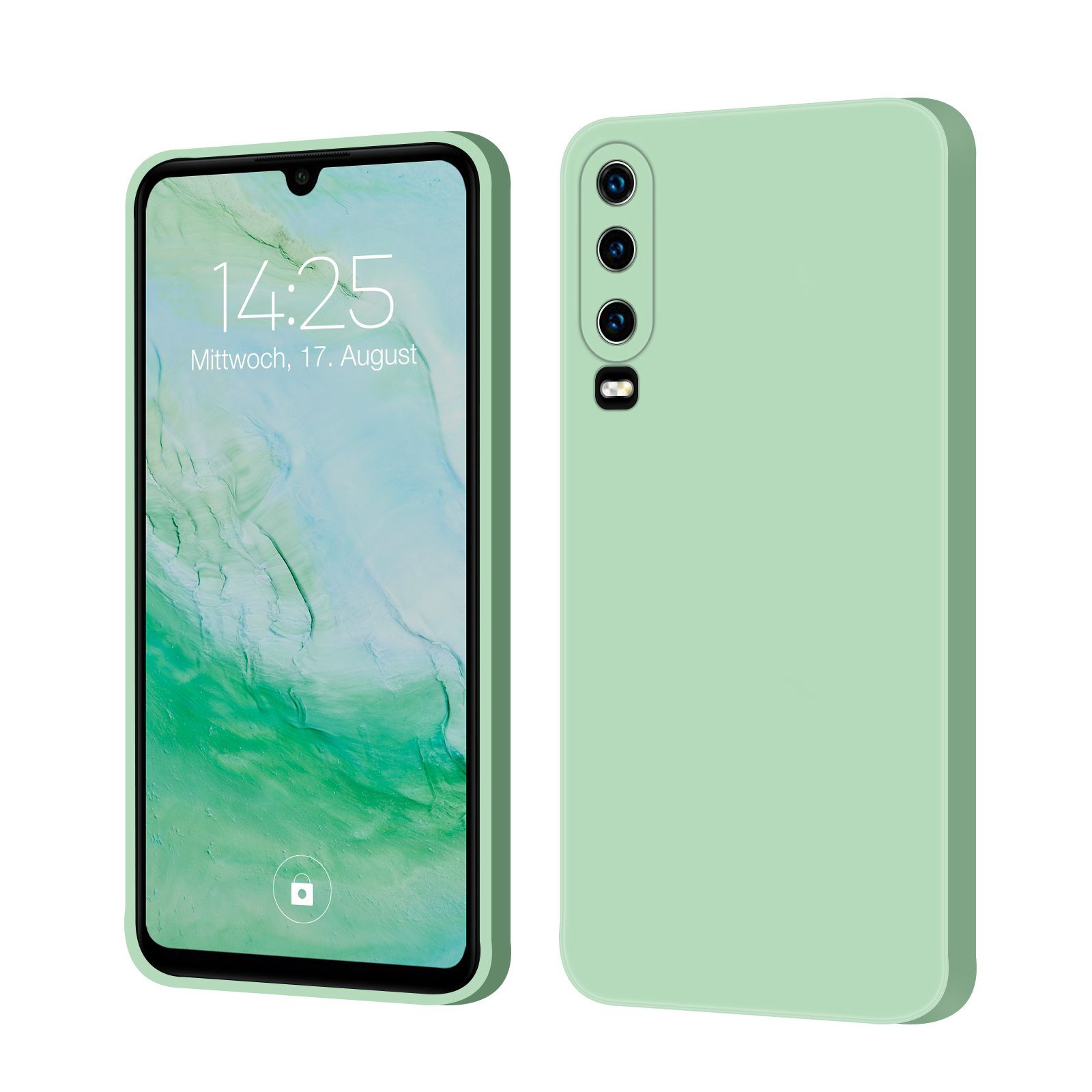 Tec-Expert Handyhülle SoftGrip Cover Hülle für Huawei P30, Handy Case Bumper integrierter Kameraschutz flexibel