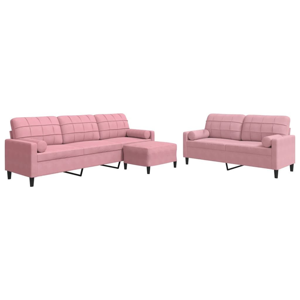 vidaXL Sofa 3-tlg. Sofagarnitur mit Kissen günstig online kaufen