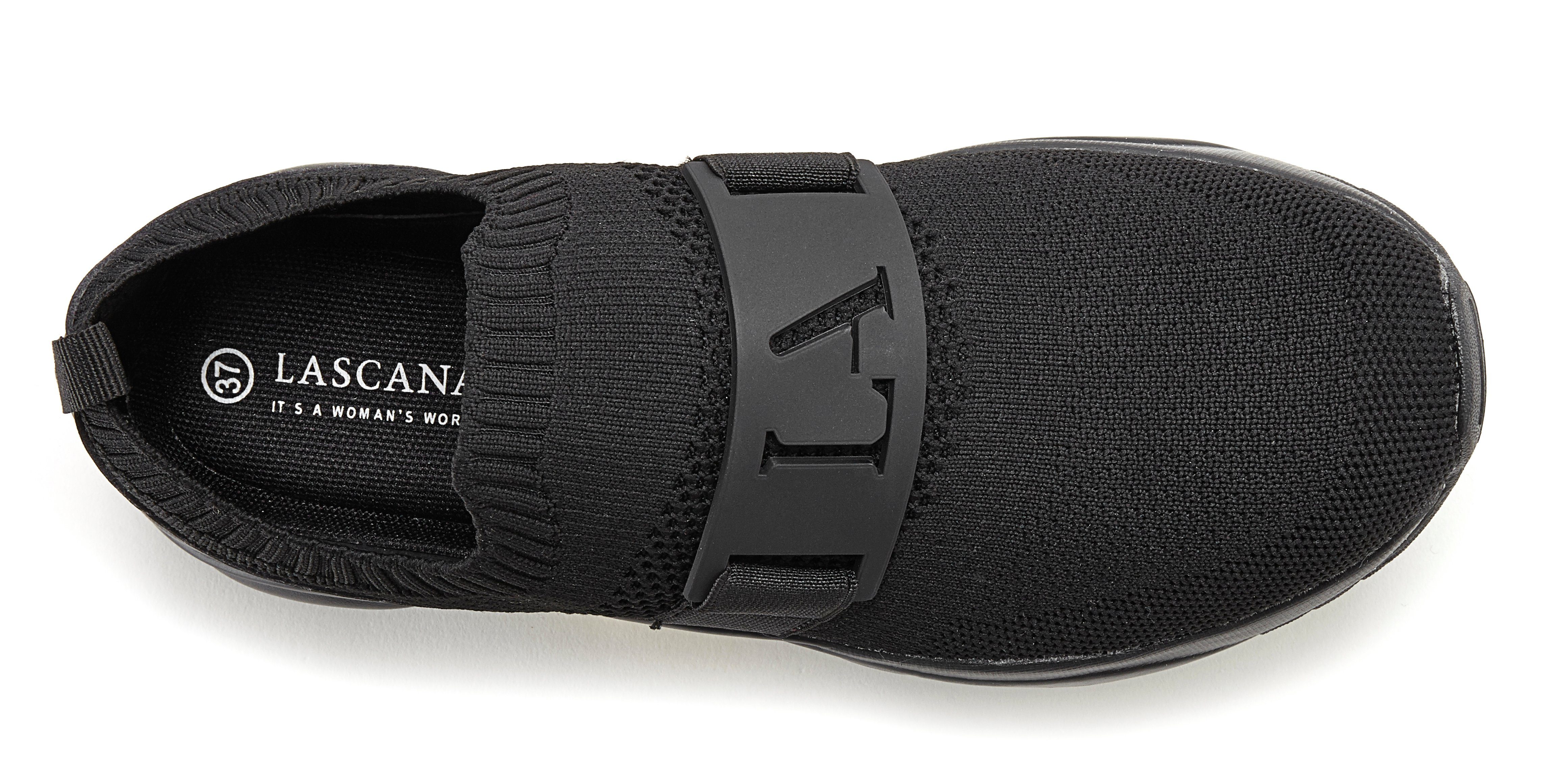 LASCANA ACTIVE Slip-On-Sneaker, Sneaker Halbschuh, Freizeitschuh, Slipper, Chunky Sohle VEGAN