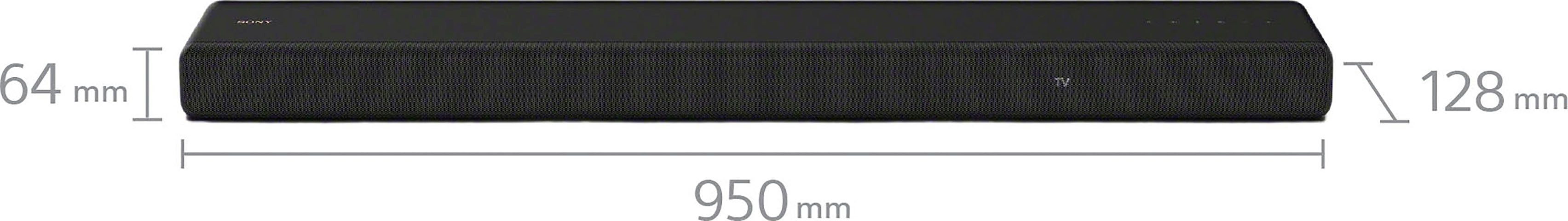 Sony HT-A3000 3.1-Kanal Soundbar 3.1 Bluetooth, 3 inkl. WLAN W, speziellem Soundbar (A2DP X-Balanced Front-Lautsprecher (WiFi), AVRCP Bluetooth, Bluetooth, Mittellautsprecher) 250