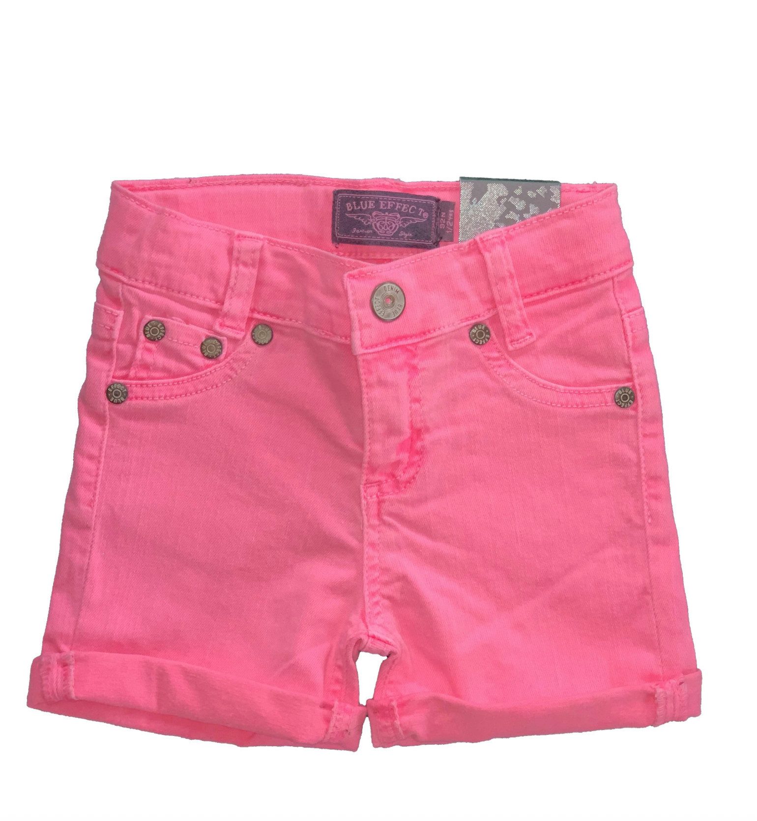 BLUE EFFECT Jeansshorts Mädchen Shorts Baumwolle Elasthan Denim Look elastisch Sommer