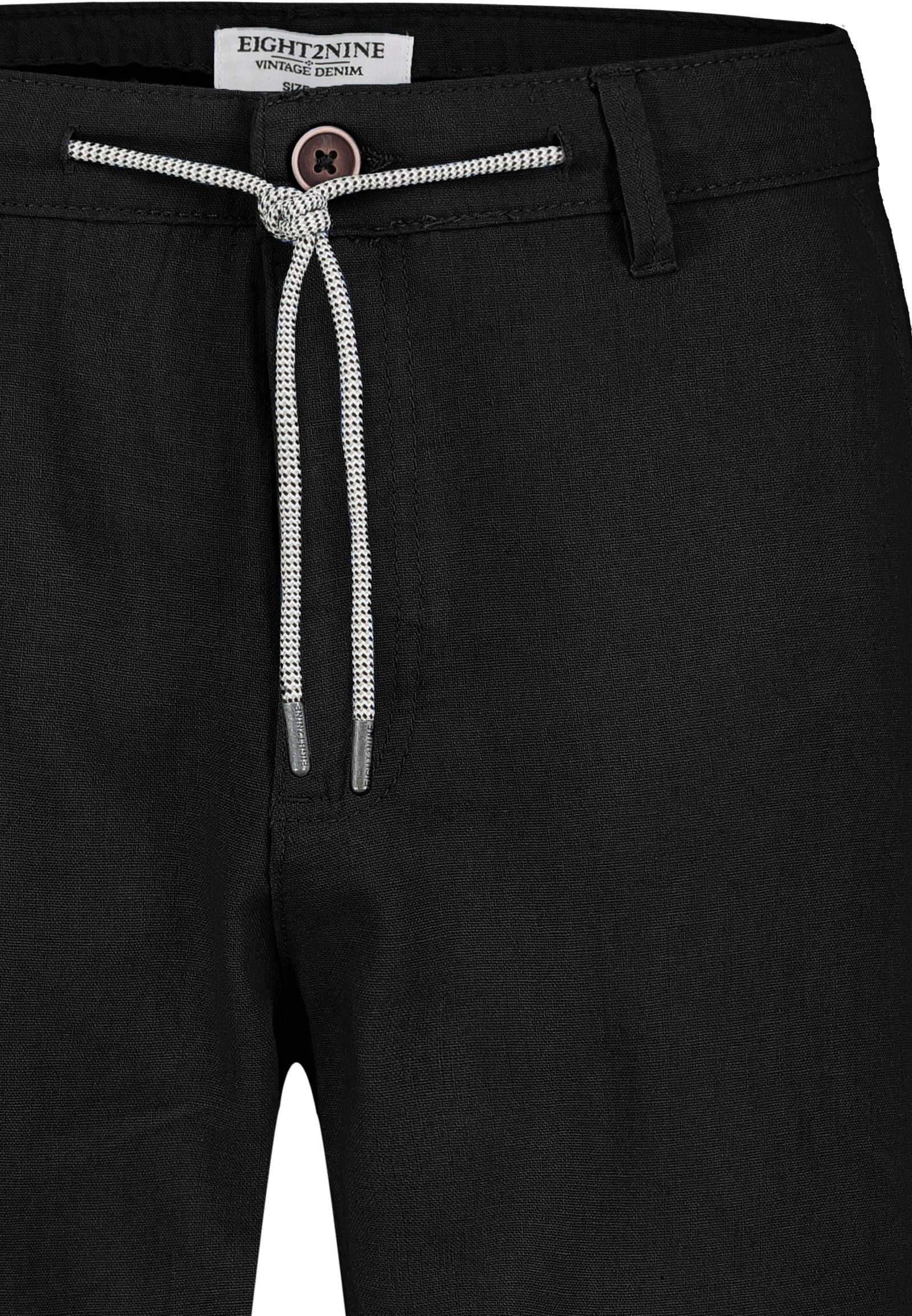 Eight2Nine Chinos Eight2nine Herren Leinen Hose Leinenhose Regular Freizeithose Sommer