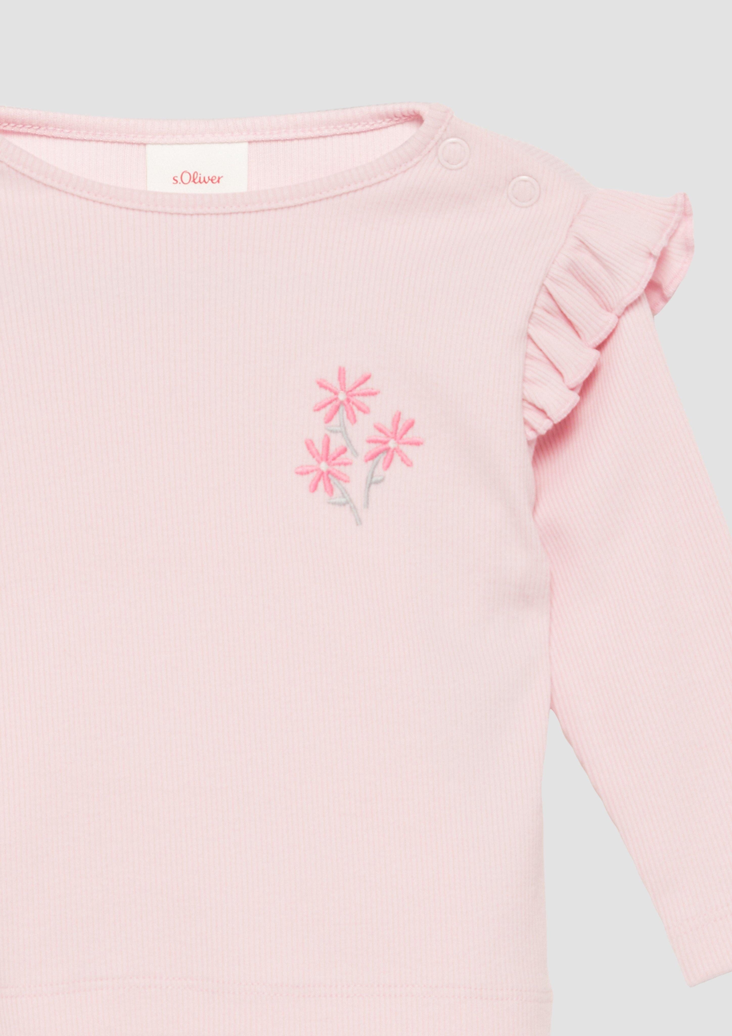 s.Oliver Langarmshirt Weiches Langarmshirt aus elastischer günstig online kaufen