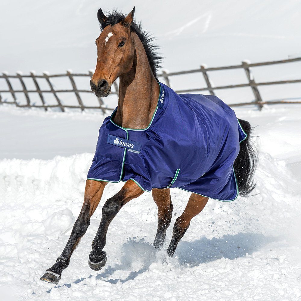 Bucas Pferde-Thermodecke Bucas Smartex Turnout Extra Classic 300g - blue
