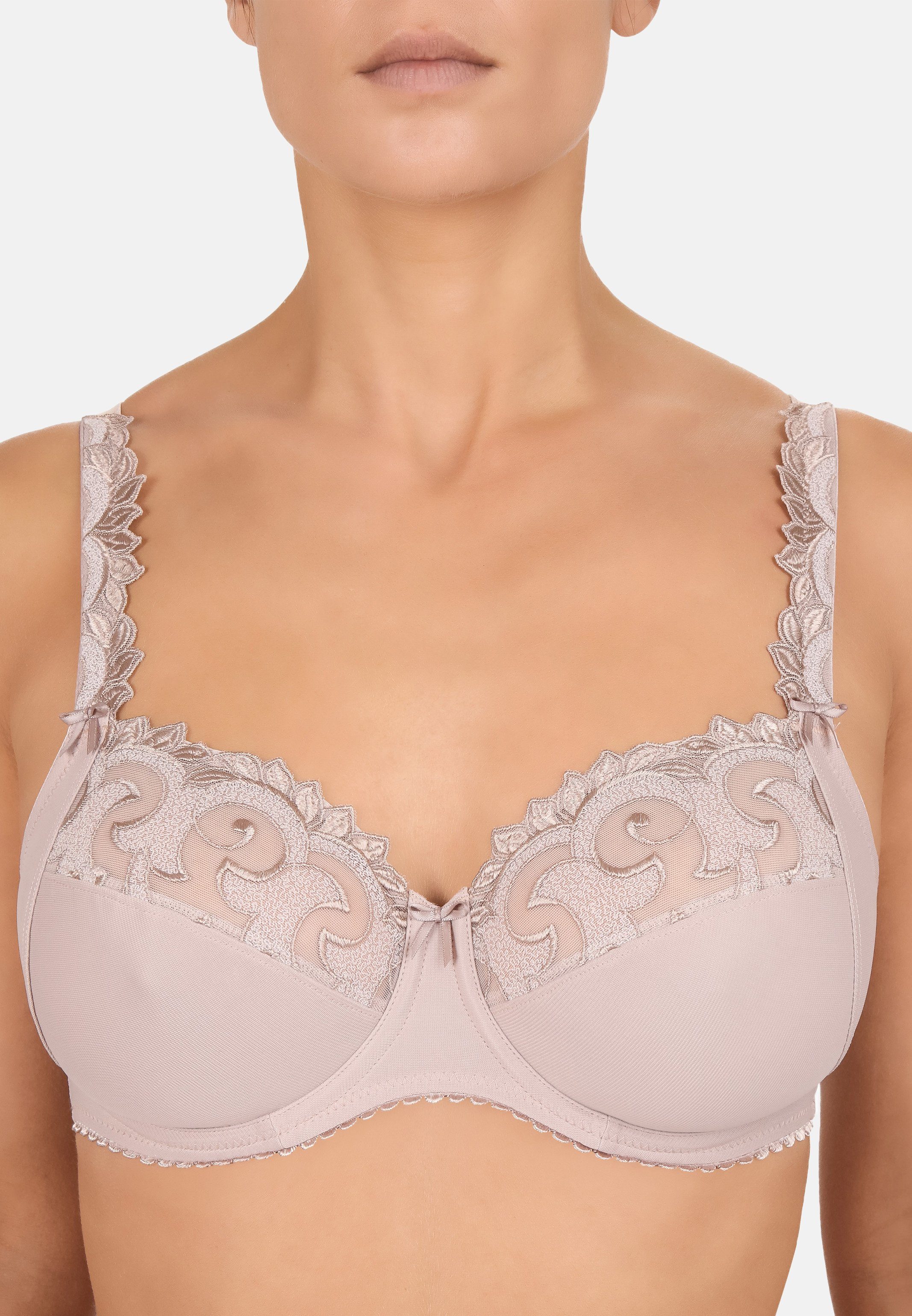 Felina Bügel-BH Rhapsody (1-tlg) Bügel-BH - Perfekte Passform durch dreiteilige Cups Light Taupe