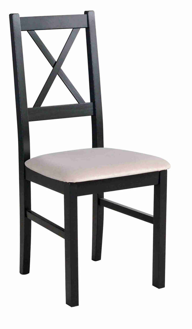 Furnix Esszimmerstuhl Trijo-10D 2er Set Polsterstuhl aus Holz Stuhl für Esstisch, aus Buche Massiv, robust & langlebig