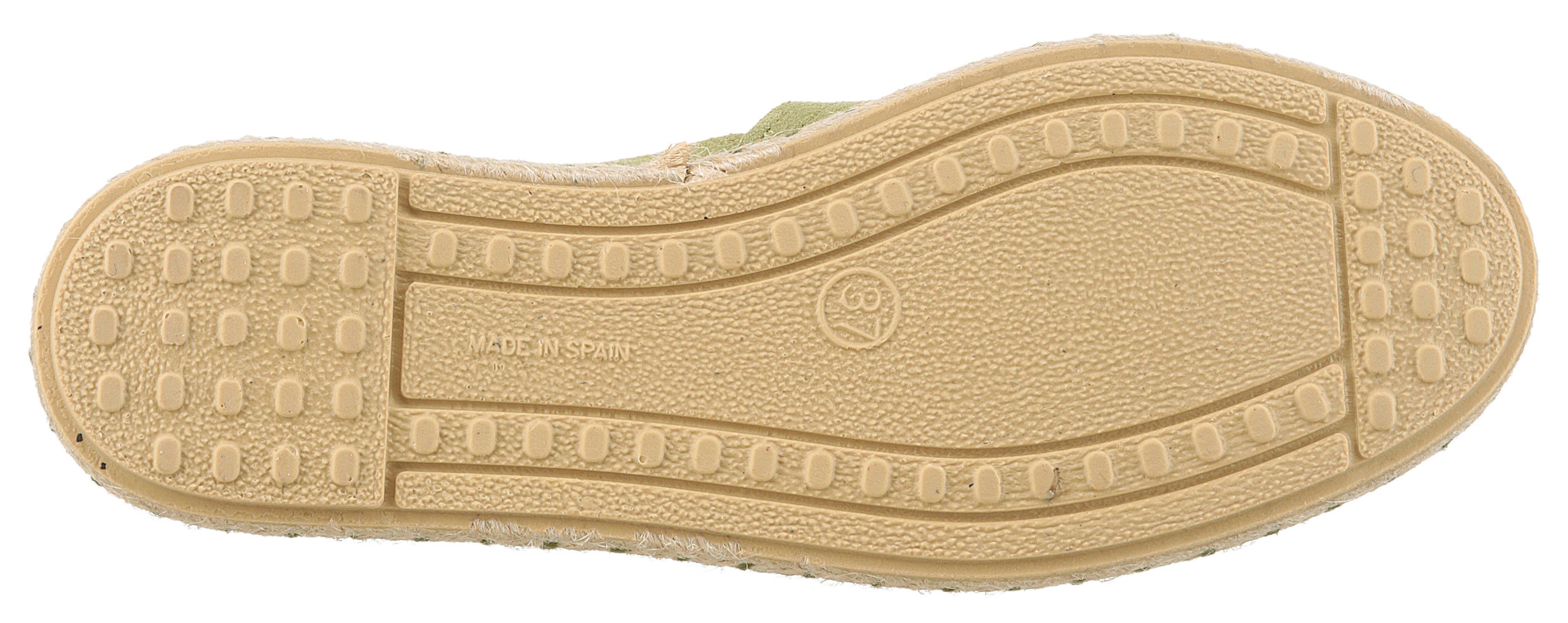 VERBENAS CARMEN SERRAJE Espadrille, Schlupfschuh, Sommerschuh, Loafer mit typischem Jute-Rahmen