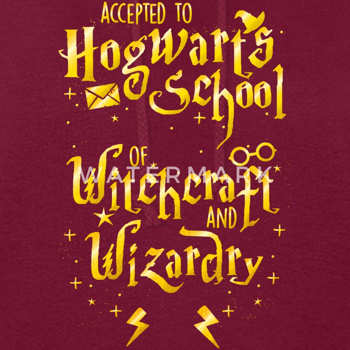 Spreadshirt Hoodie Harry Potter Waiting For My Letter Damen Hoodie (1-tlg)