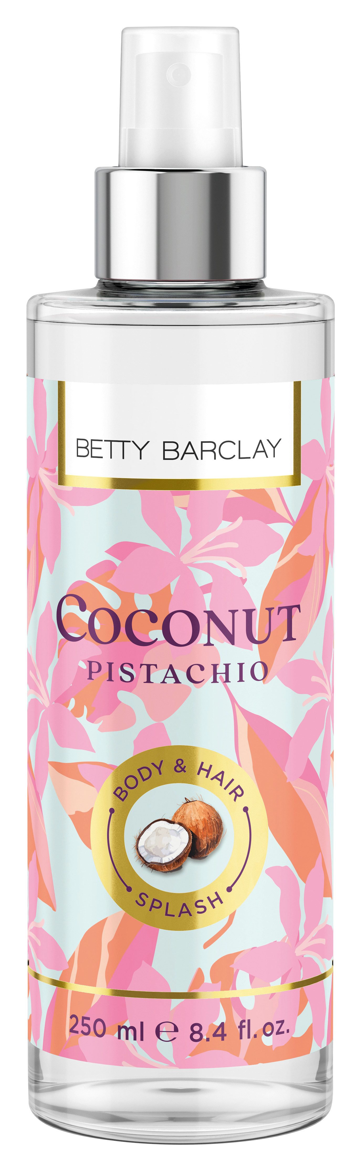 Betty Barclay Körperspray COCONUT & PISTACCIO BODY & HAIR SPLASH, 250 ml