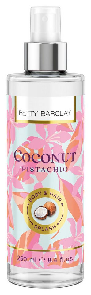 Betty Barclay Körperspray COCONUT & PISTACCIO BODY & HAIR SPLASH, 250 ml