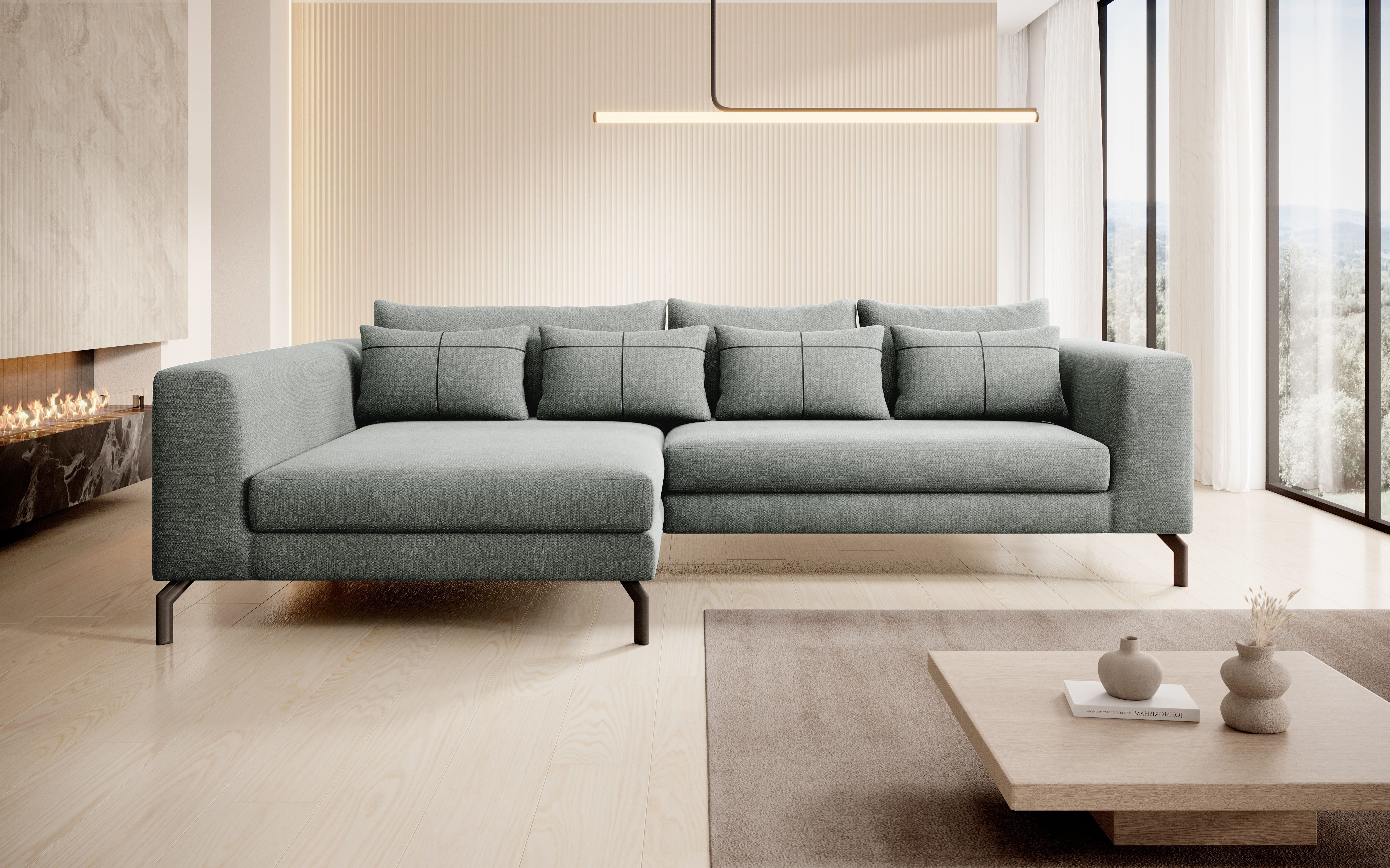 INOSIGN Ecksofa Cross, mit softem Sitz, günstig online kaufen