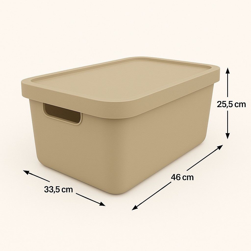 Plastard Aufbewahrungsbox mit Deckel von 7,5 - 31 Liter in verschied, Farbe günstig online kaufen