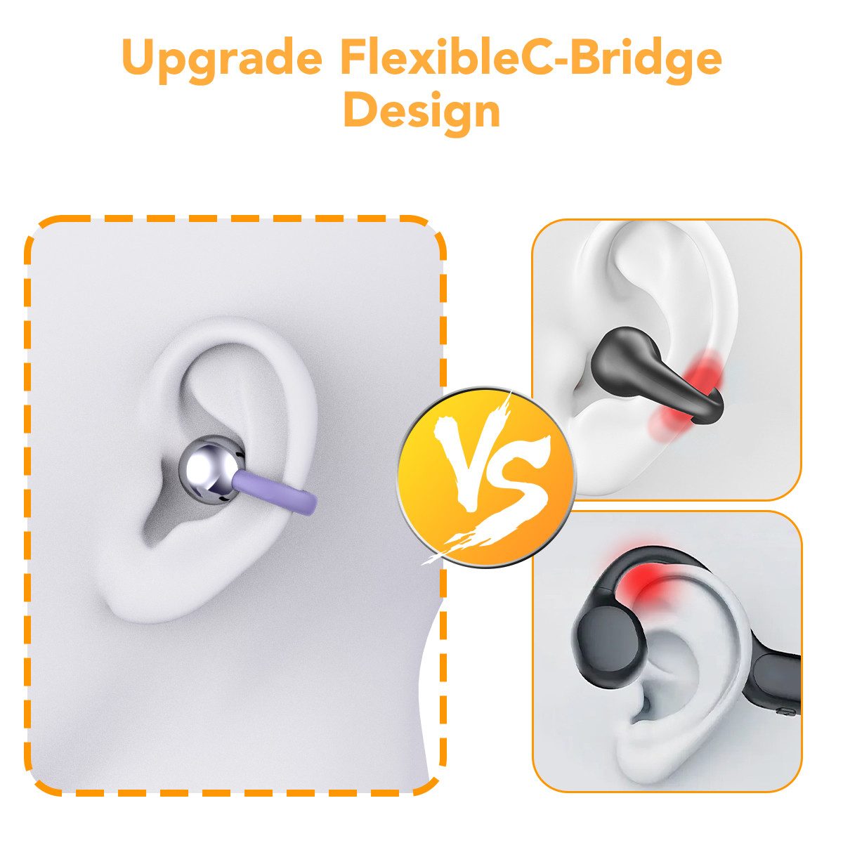 MINISO MINISO MS201 offener Kopfhörer : 134-Sprachen-Übersetzung Bluetooth-Kopfhörer