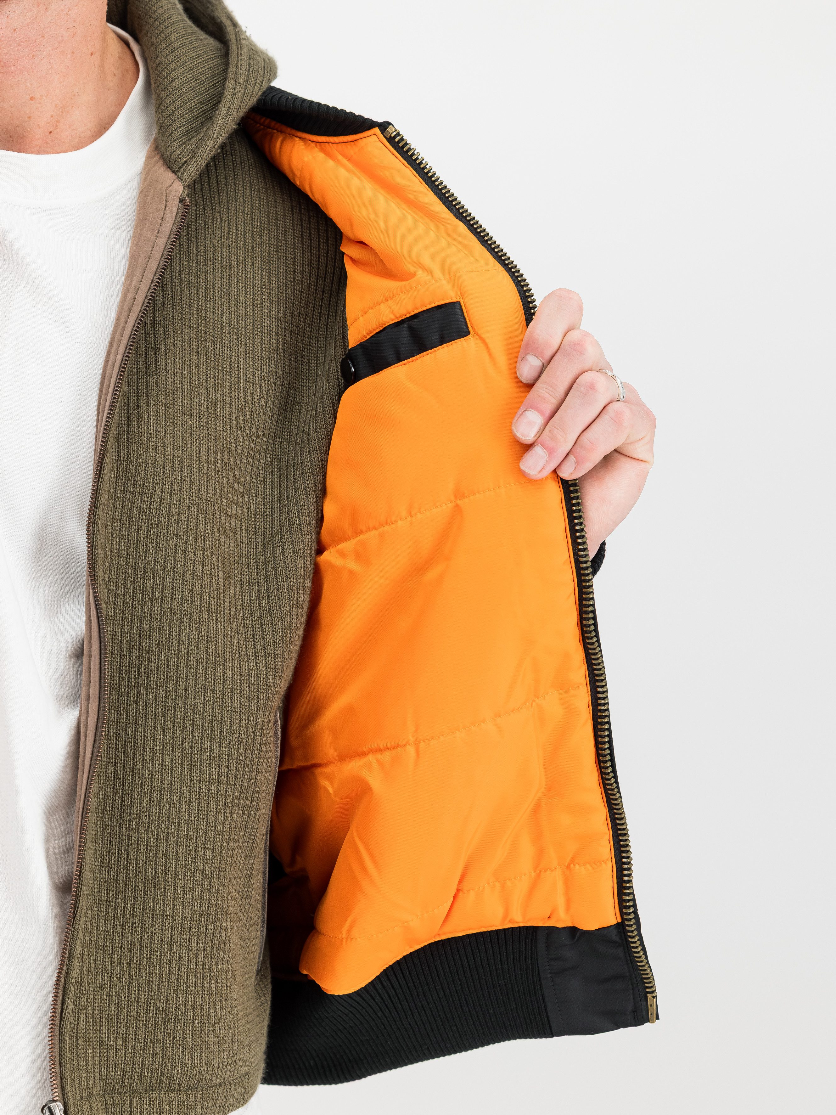 Alpha Industries Bomberjacke MA-1 VF Vintage Fit 59 Kunstfaser, slim fit