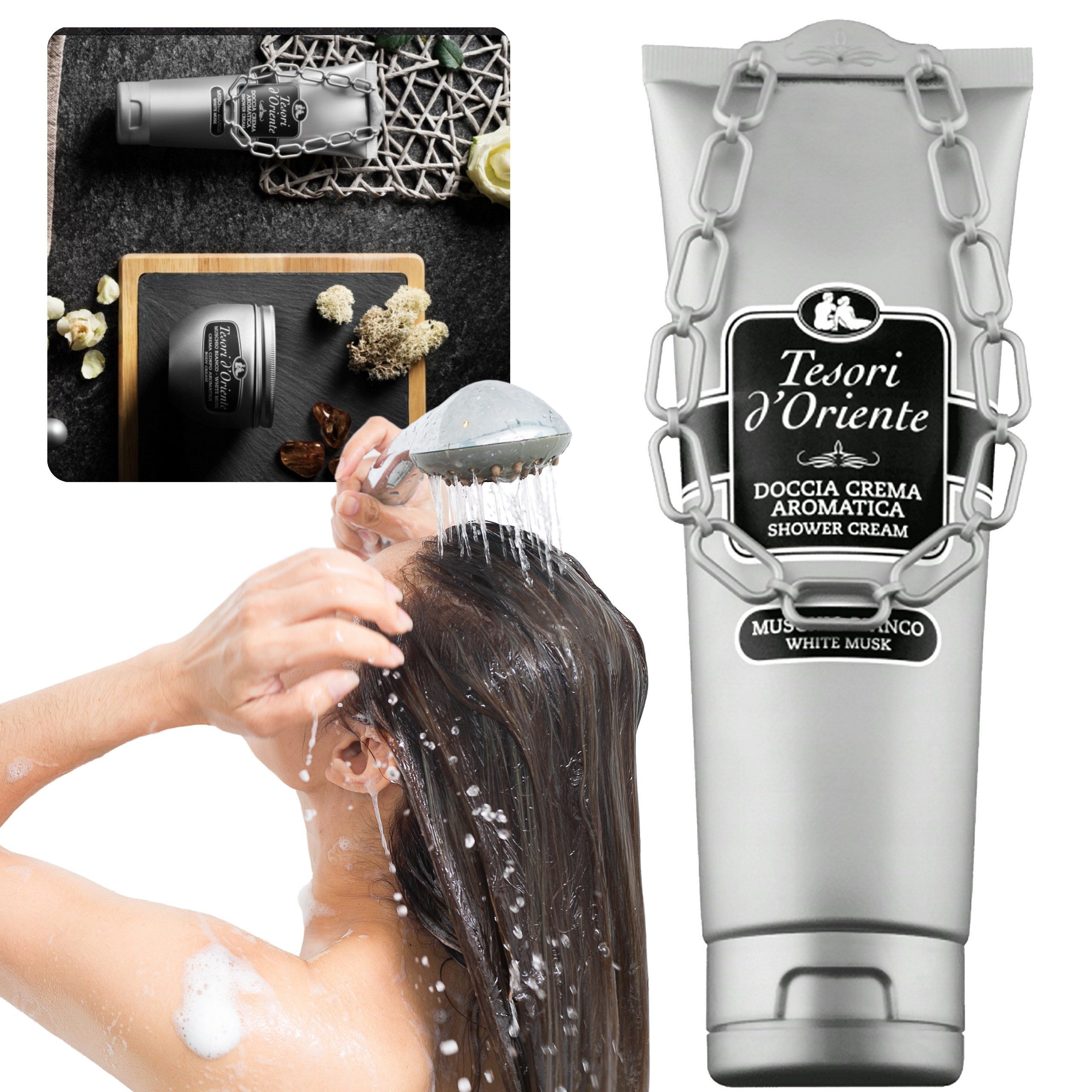 Tesori d´Oriente Duschgel Tesori d'Oriente Duschgel Weißes Moschus 250ml, 1-tlg.