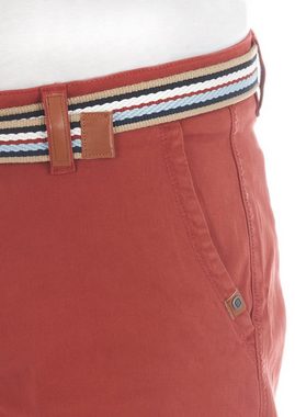 riverso Chinoshorts Herren Shorts RIVKlaas Regular Fit Bermudashorts mit Gürtel