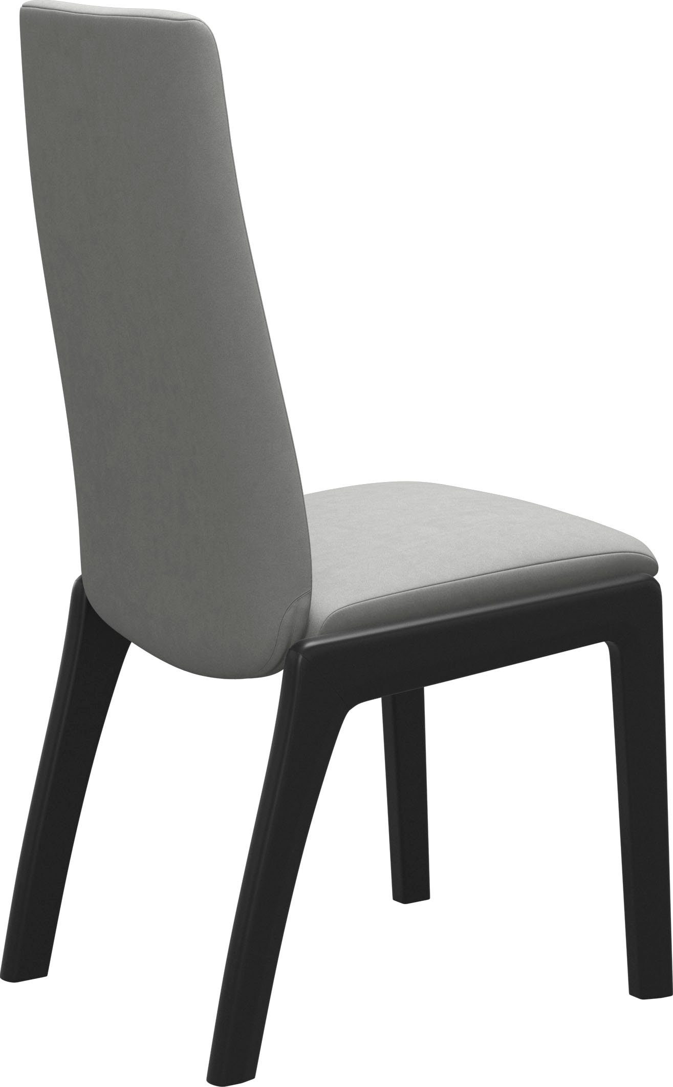 Stressless® Polsterstuhl Laurel, Low Back, Größe L, mit abgerundeten Beinen in Schwarz