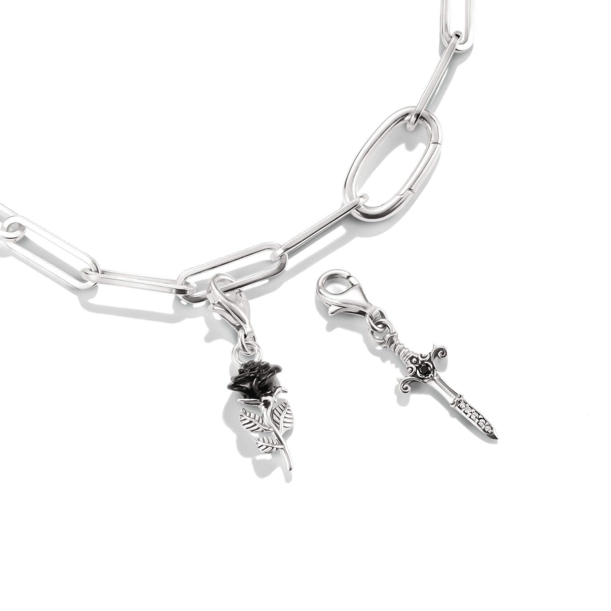 THOMAS SABO Charm-Einhänger True Romance Rose Charm - Original