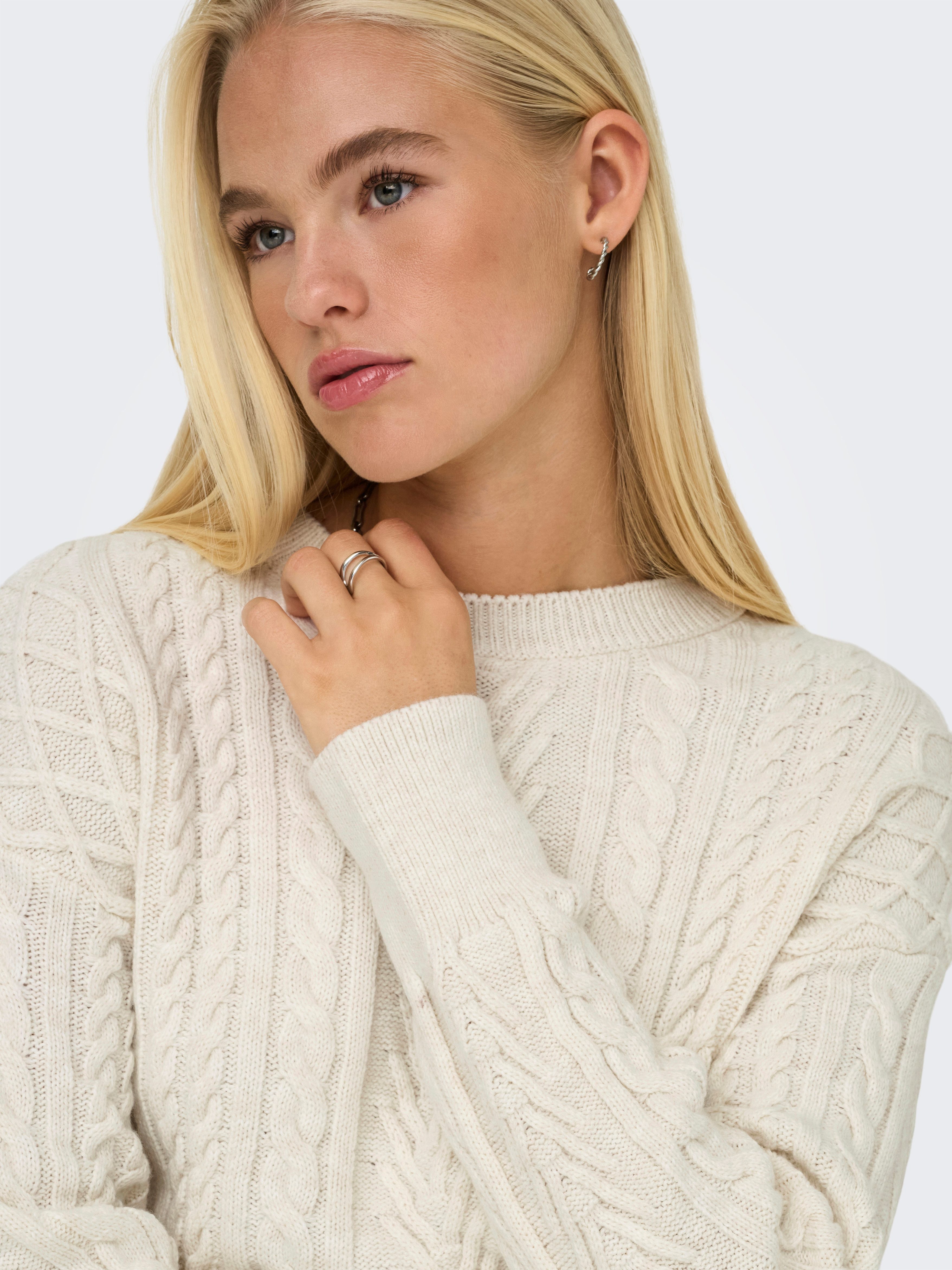 ONLY Strickpullover ONLSOFIE LS CABEL PULLOVER EX KNT