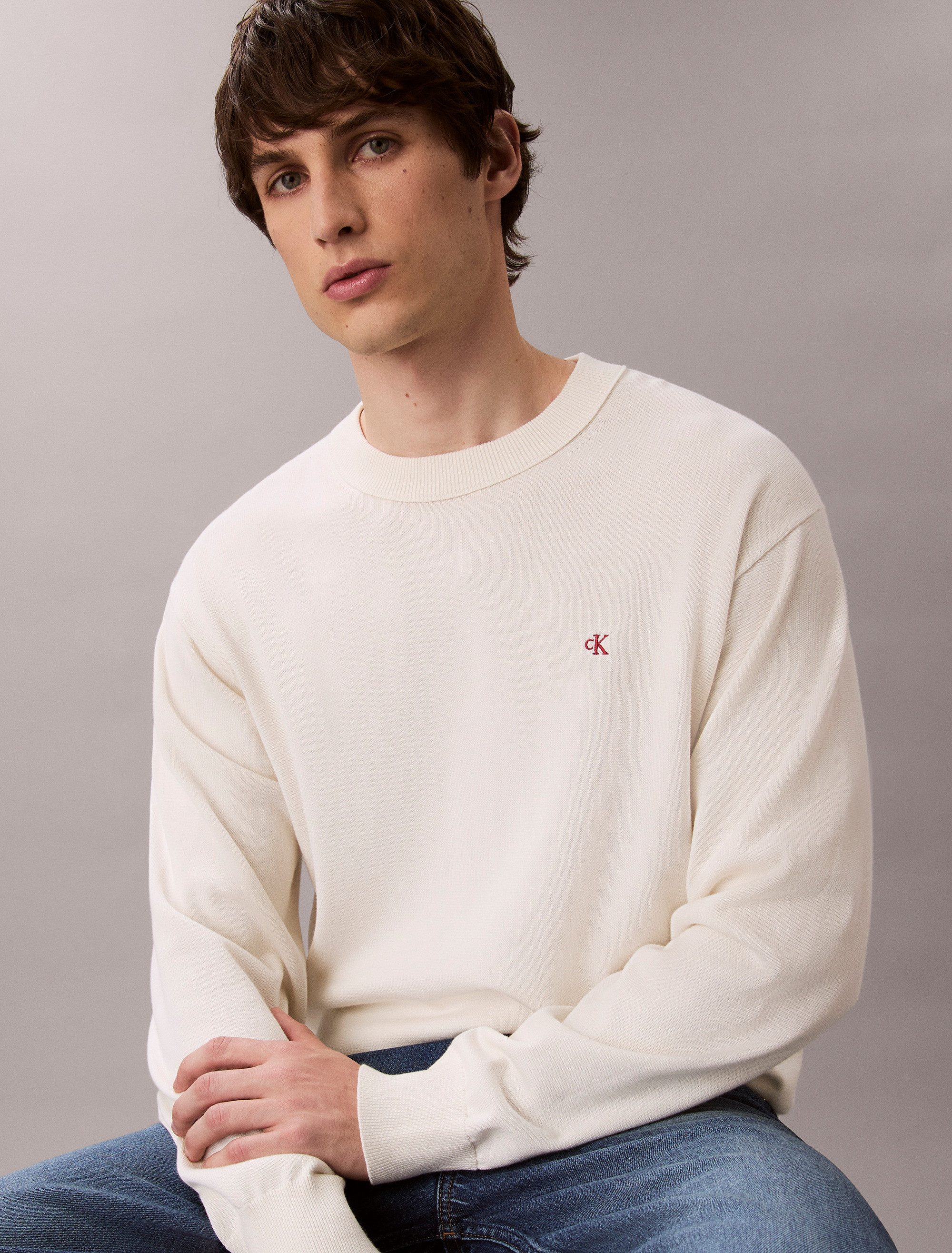 Calvin Klein Jeans Strickpullover LS EZ günstig online kaufen