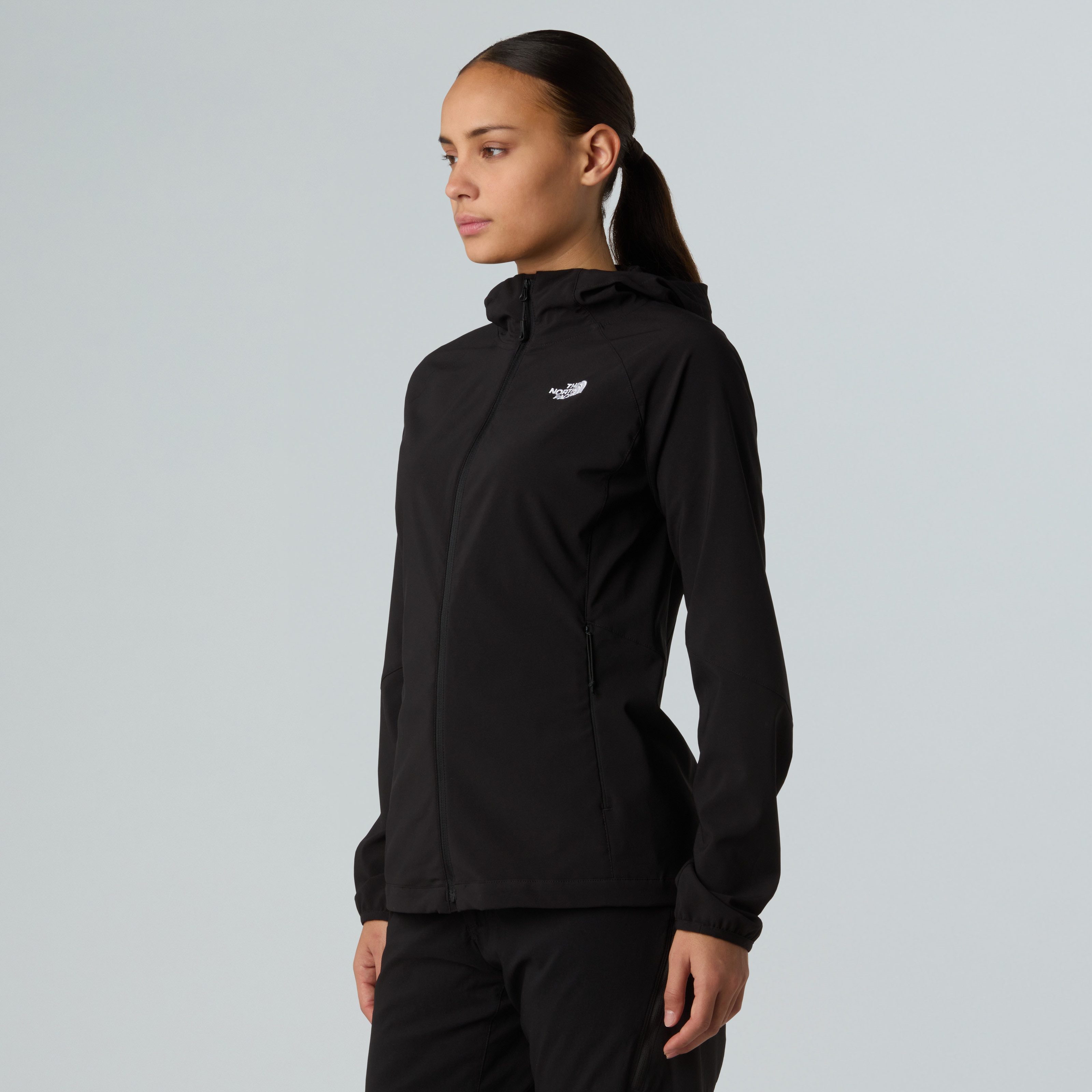The North Face Funktionsjacke W NIMBLE HOODIE - EU für vielseitige Outdoor-Aktivitäten, wasserabweisend, winddicht