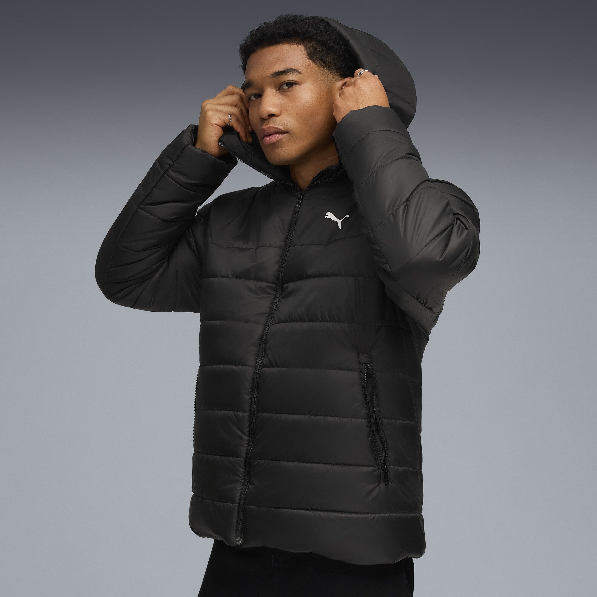 PUMA Winterjacke Essentials Wattierte Kapuzenjacke Herren günstig online kaufen