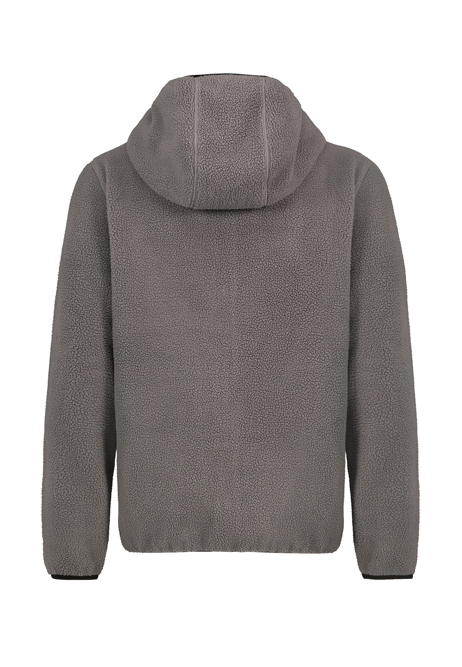 SUBLEVEL Fleecejacke Herren Teddyfleecejacke mit Brusttasche und Kapuze Fleecejacke Outdoorjacke Kuscheljacke
