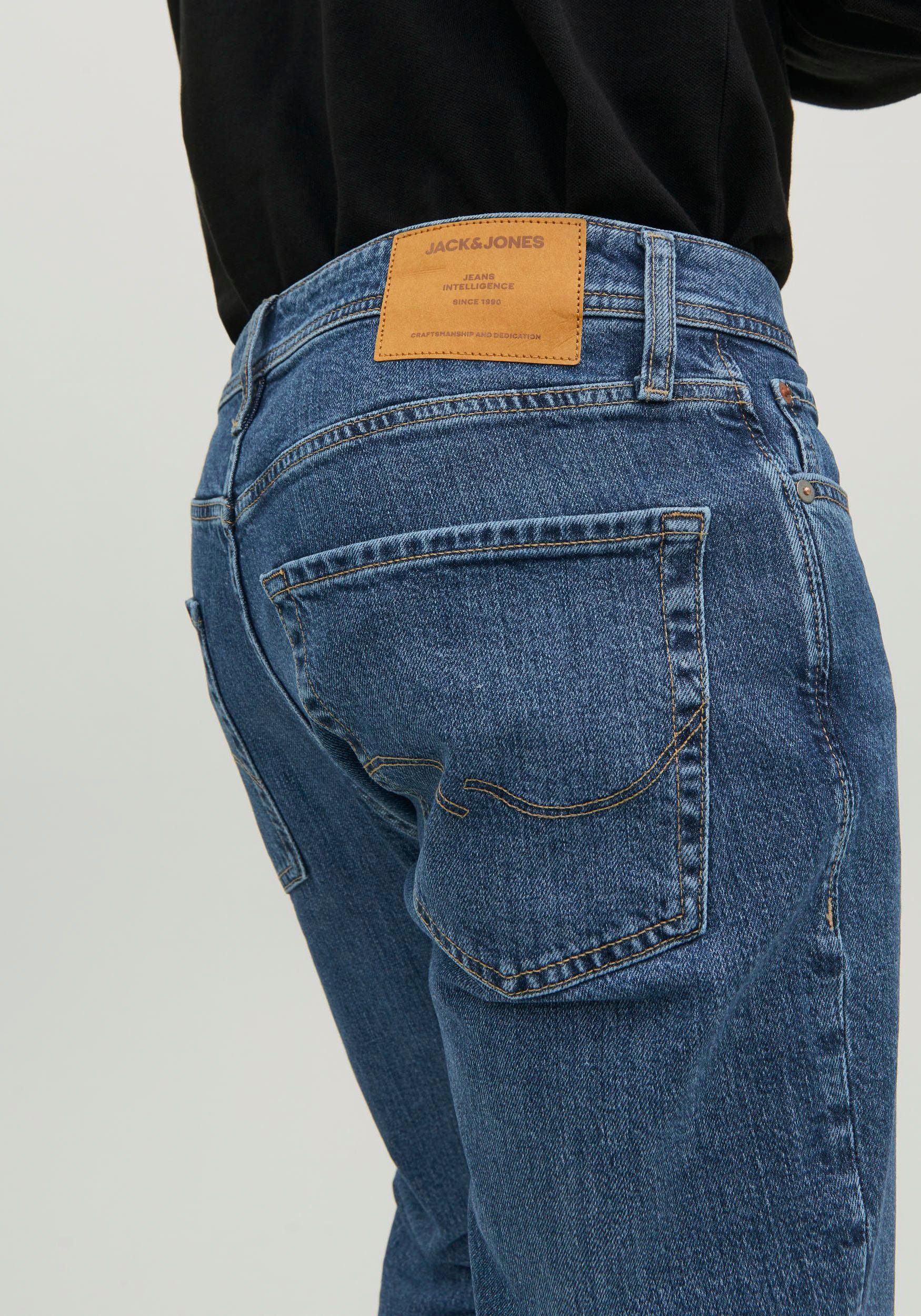 blue ORIGINAL & Slim-fit-Jeans denim TIM Jack Jones