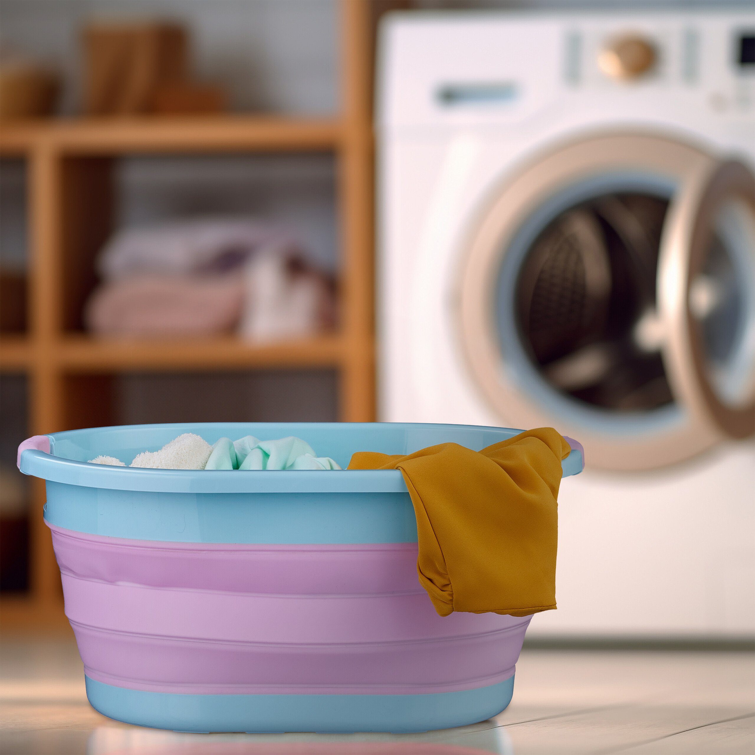 relaxdays Wäschekorb Faltbarer Wäschekorb 22 Liter günstig online kaufen