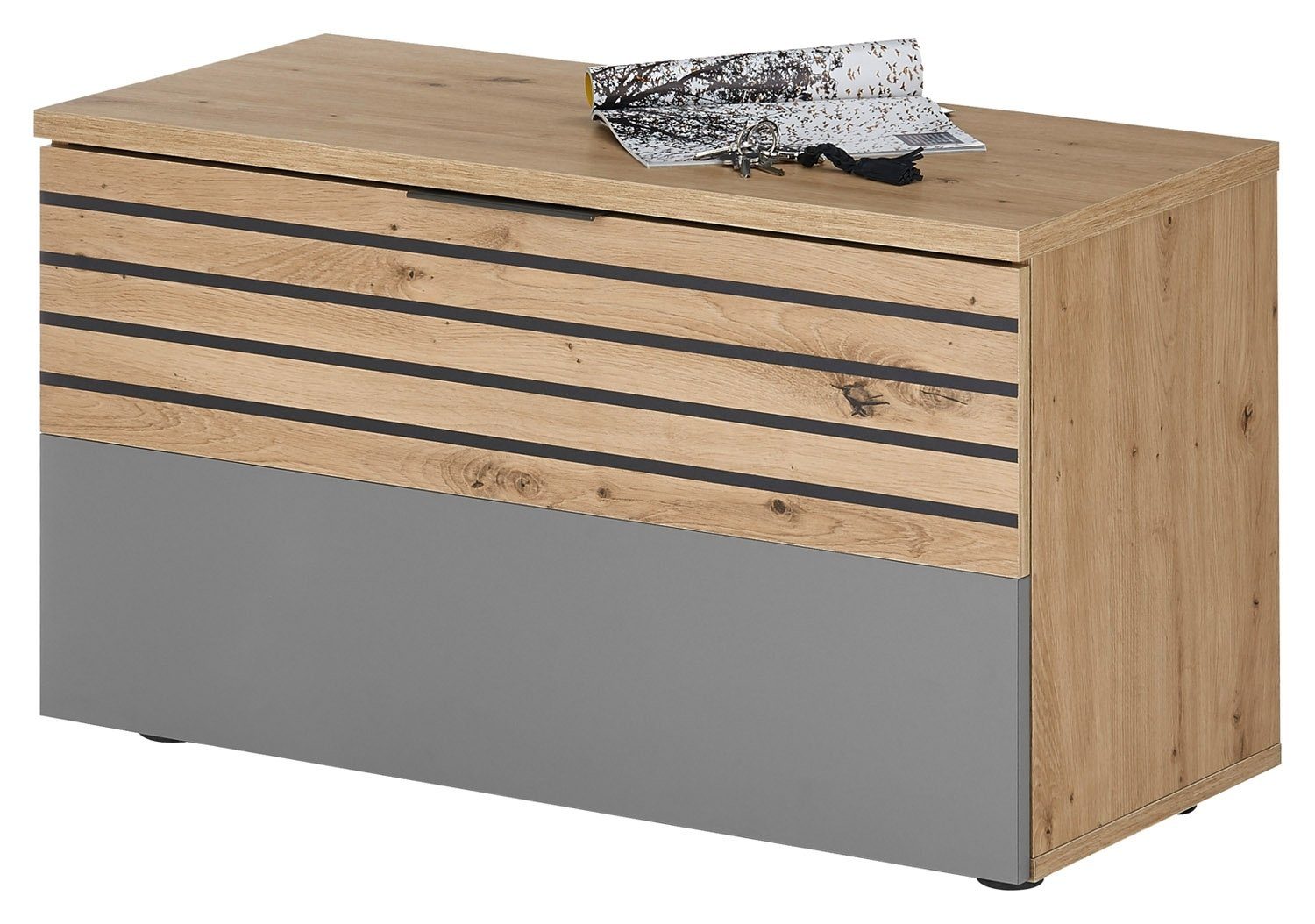 Garderobe Garderobenbank, MIRKO, Braun, B 85 cm, T 38 cm