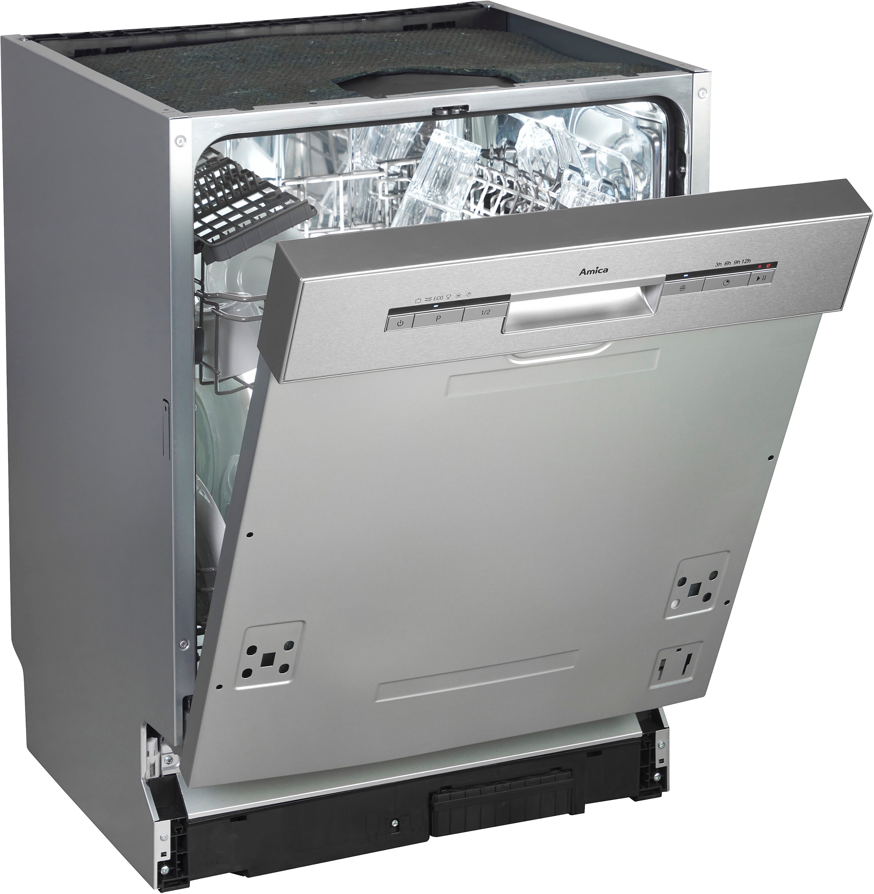 Amica vollintegrierbarer Geschirrspüler EGSP 573 911 E, 13 Maßgedecke