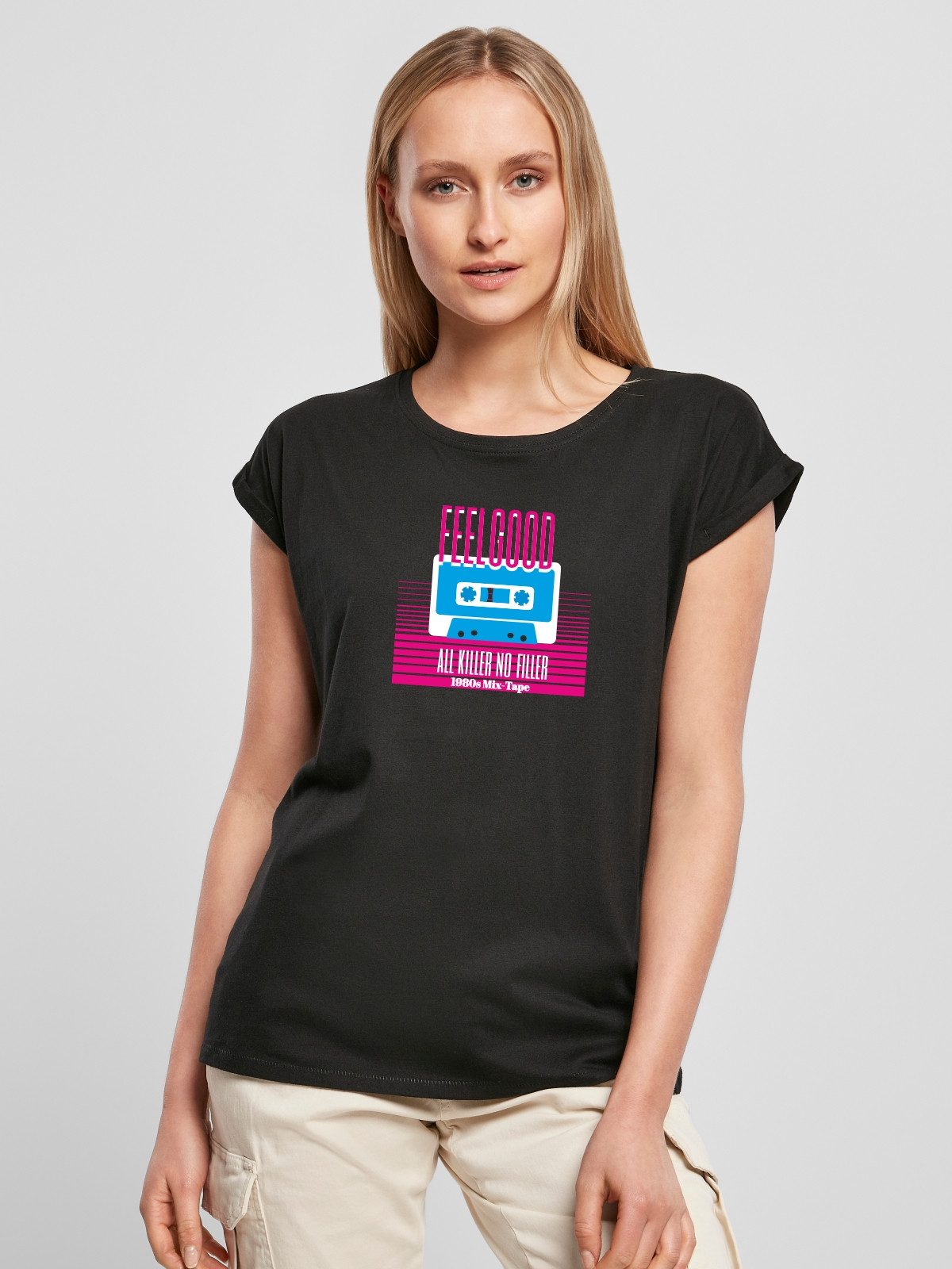 Be Famous Print-Shirt Classic Roll Up D-FEGOKIL (1-tlg., keine)
