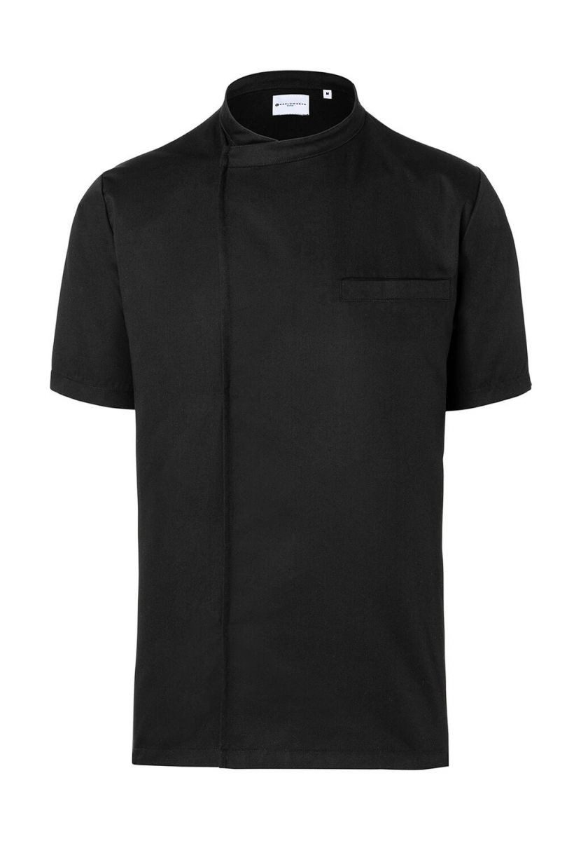 Kochjacke Kurzarm Überwurf-Kochhemd Basic