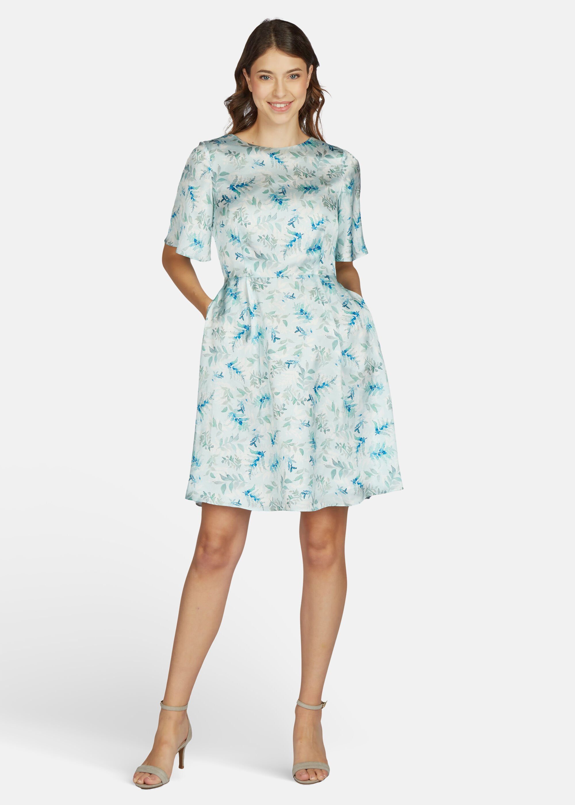 Kleo Abendkleid (1-tlg) mit Blumenprint und günstig online kaufen