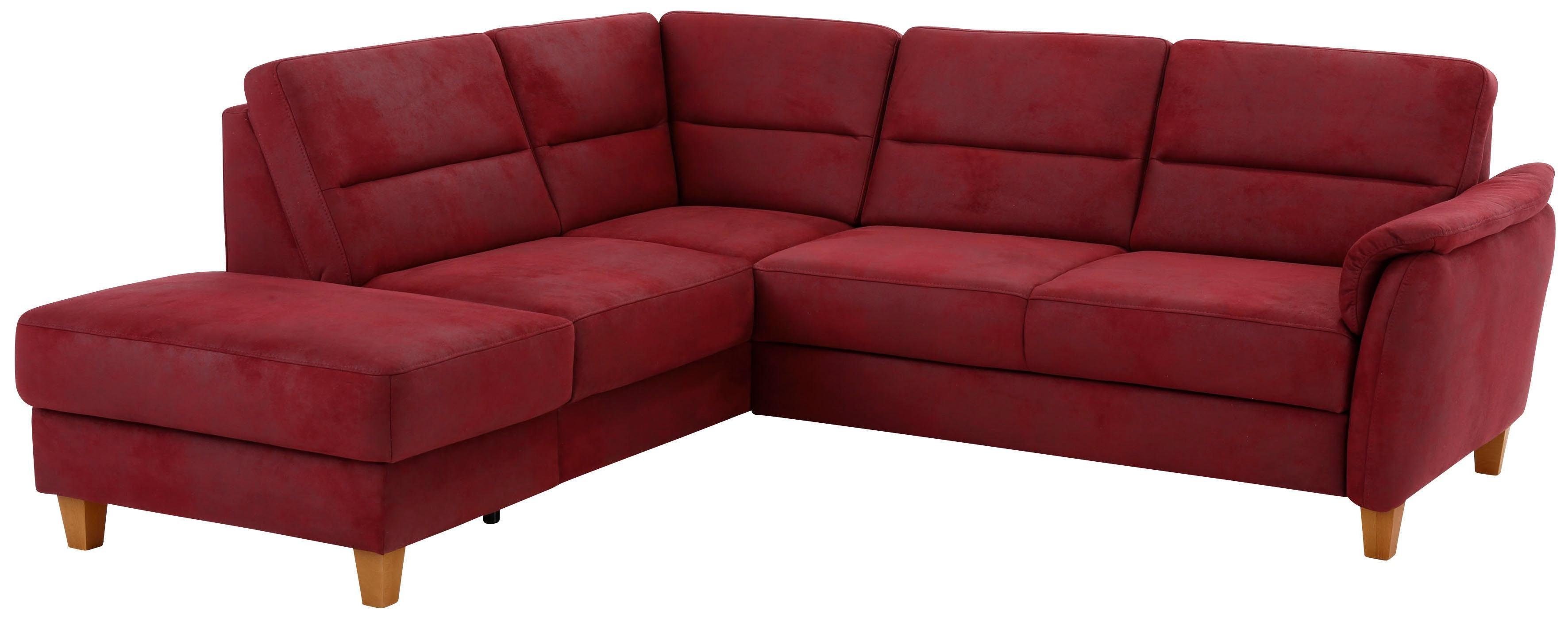 Home affaire Ecksofa Palmera L-Form, Federkern, günstig online kaufen