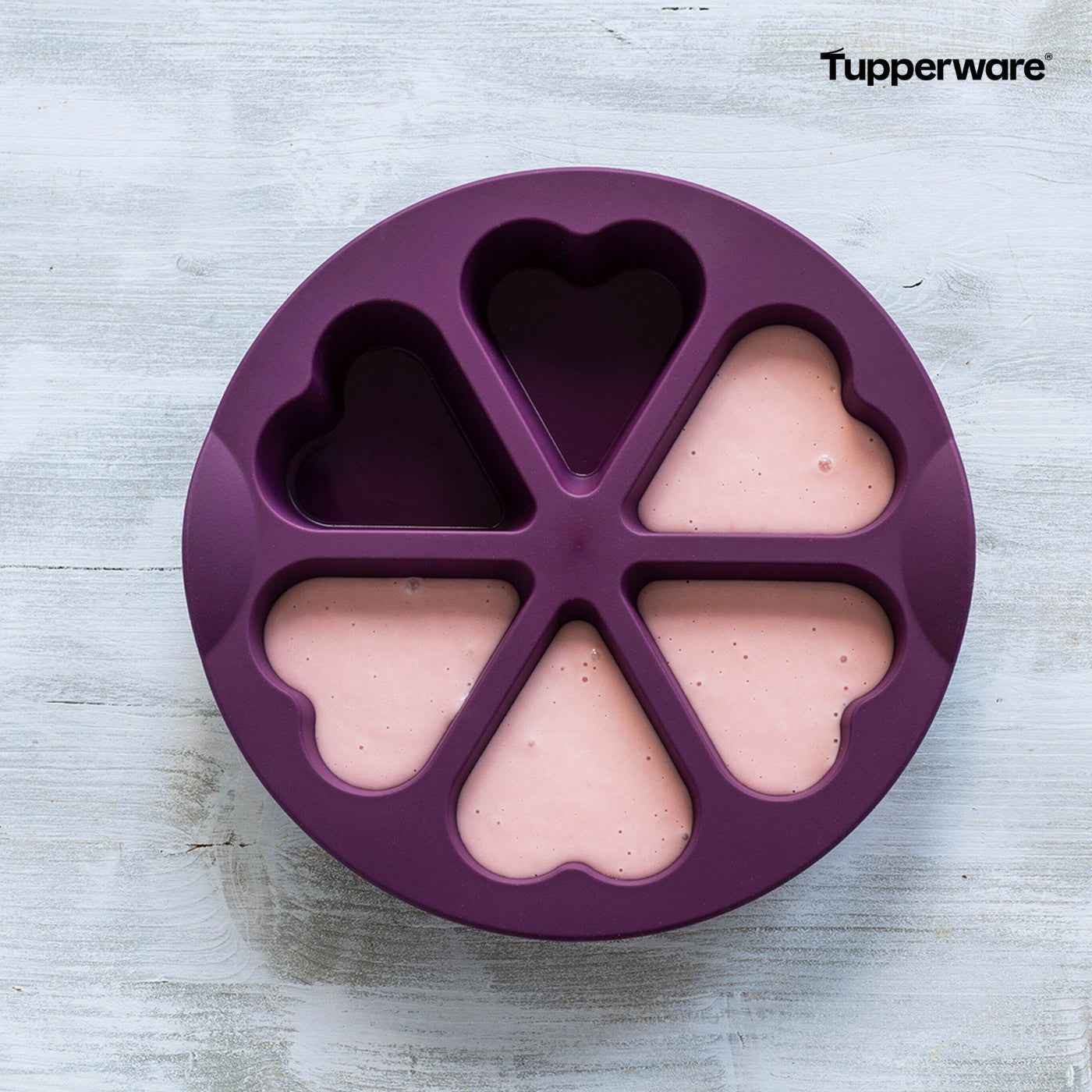 TUPPERWARE Backform Silikonform Herzchen